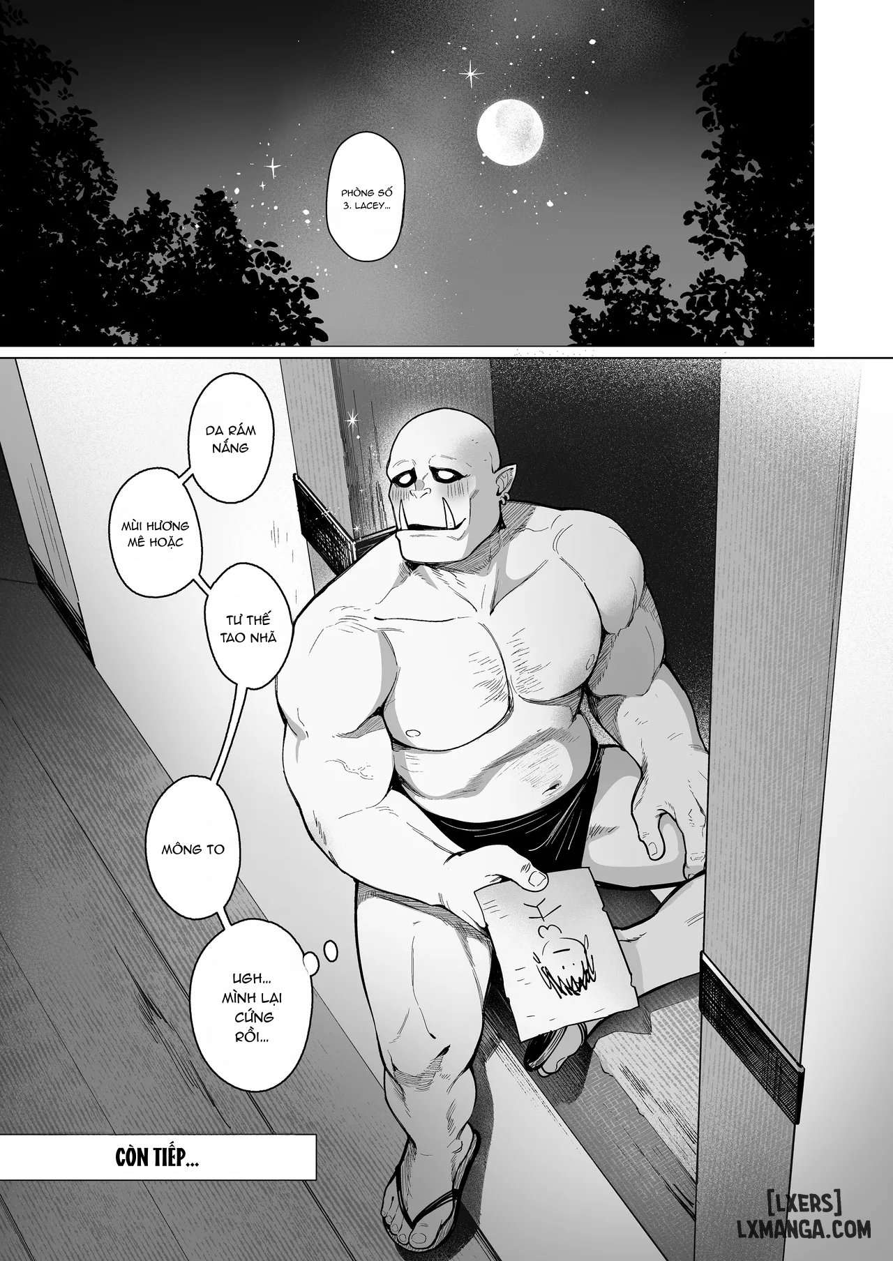 HentaiVN.net - Ảnh 25 - Yosei Shoukan 3-goushitsu Lacy ~Kasshoku Hada Elf o Shimei Shita Dotei Orc~ 1 - chap 2 end