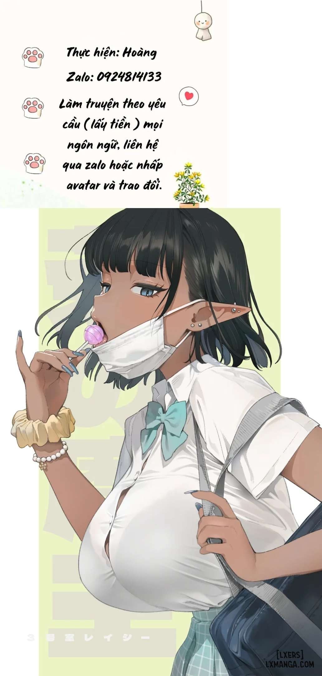 HentaiVN.net - Ảnh 37 - Yosei Shoukan 3-goushitsu Lacy ~Kasshoku Hada Elf o Shimei Shita Dotei Orc~ 1 - chap 2 end