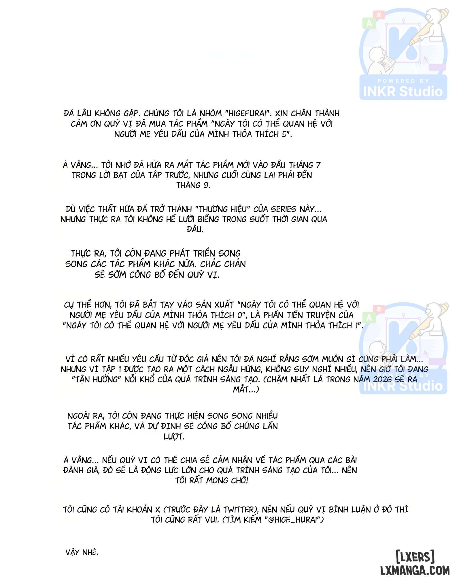 HentaiVN.net - Ảnh 38 - Phần 4: My Fabulous Fuck Day with My Amazing Mommy - Chap 5