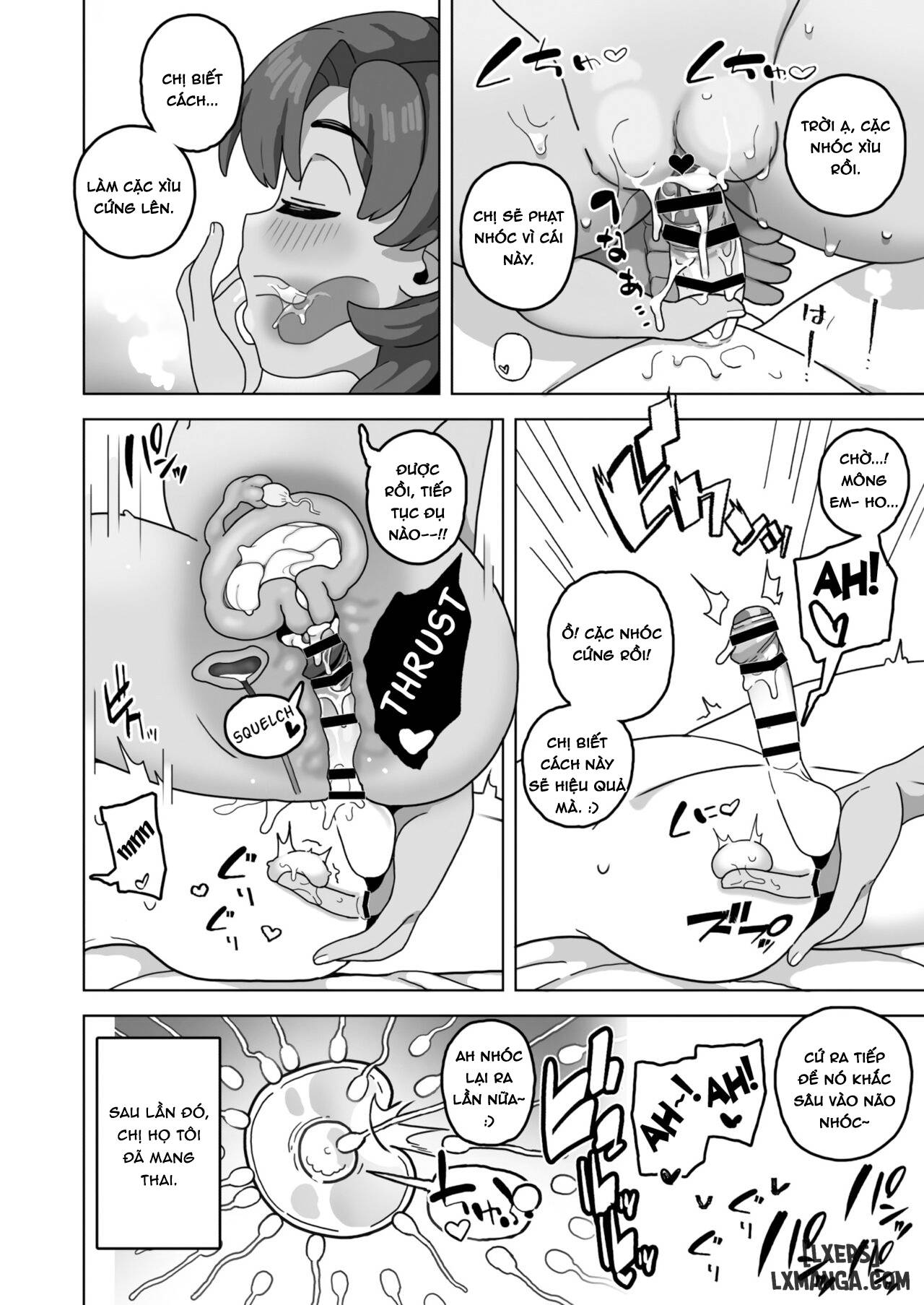HentaiVN.net - Ảnh 23 - Okaa-san Sedai no Toshiue Mama-san to Nama H Shite Haramasechau Hon - ...