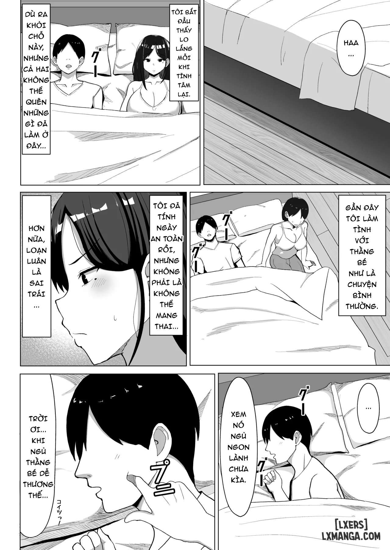 HentaiVN.net - Ảnh 15 - Kaa-chan to Sex Shinai to Derarenai Heya ~Kuchiurusai Haha to Hankouki no Ore~ - Chap 2.1