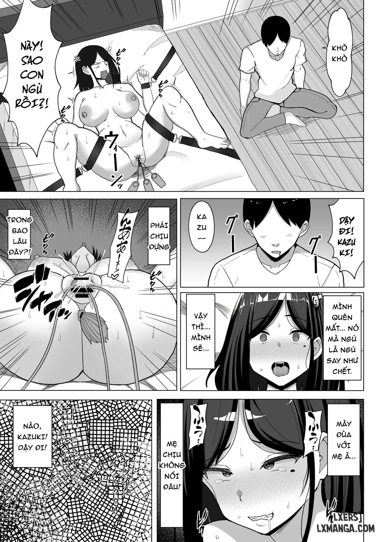 HentaiVN.net - Ảnh 26 - Kaa-chan to Sex Shinai to Derarenai Heya ~Kuchiurusai Haha to Hankouki no Ore~ - Chap 2.1
