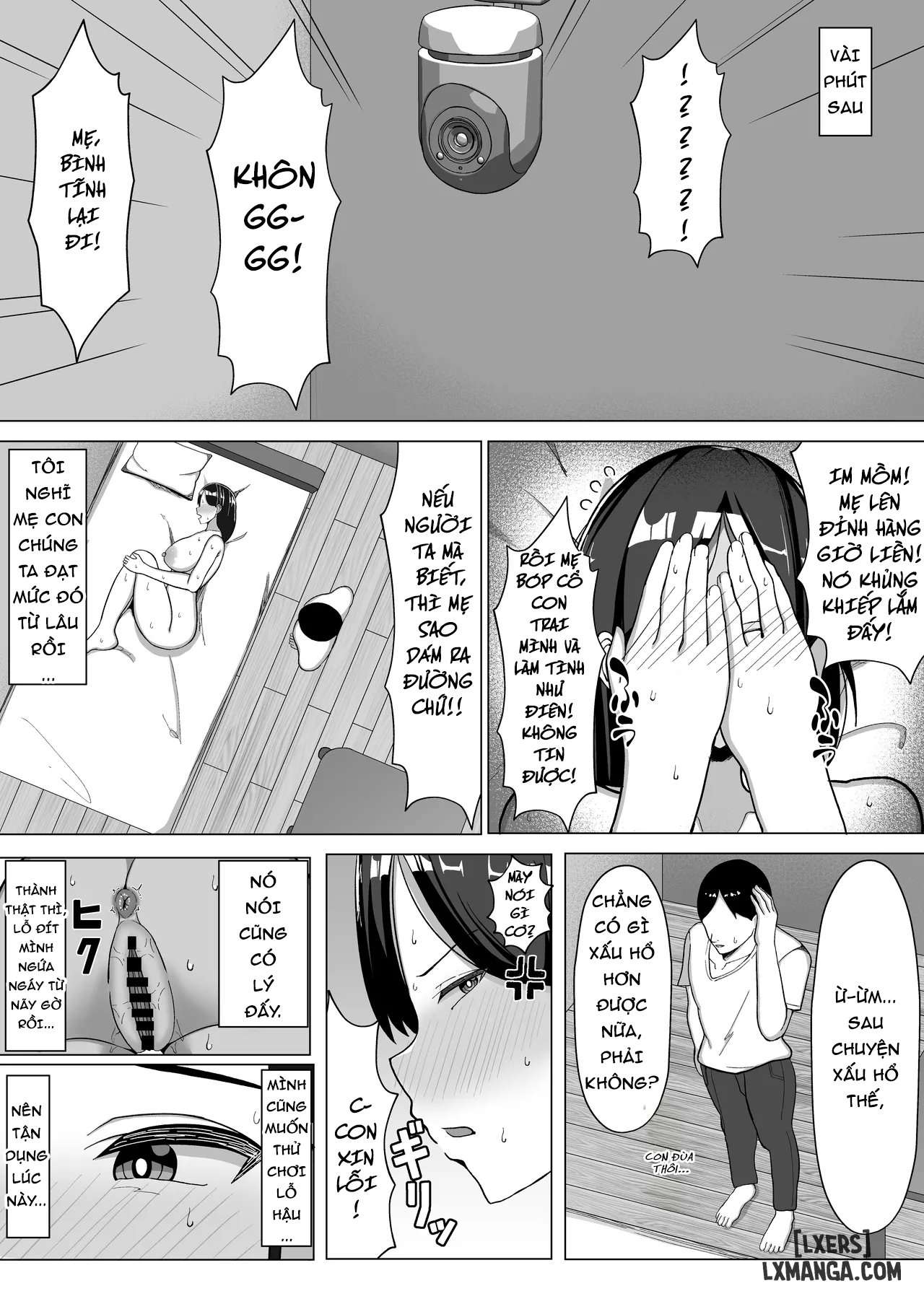 HentaiVN.net - Ảnh 33 - Kaa-chan to Sex Shinai to Derarenai Heya ~Kuchiurusai Haha to Hankouki no Ore~ - Chap 2.1