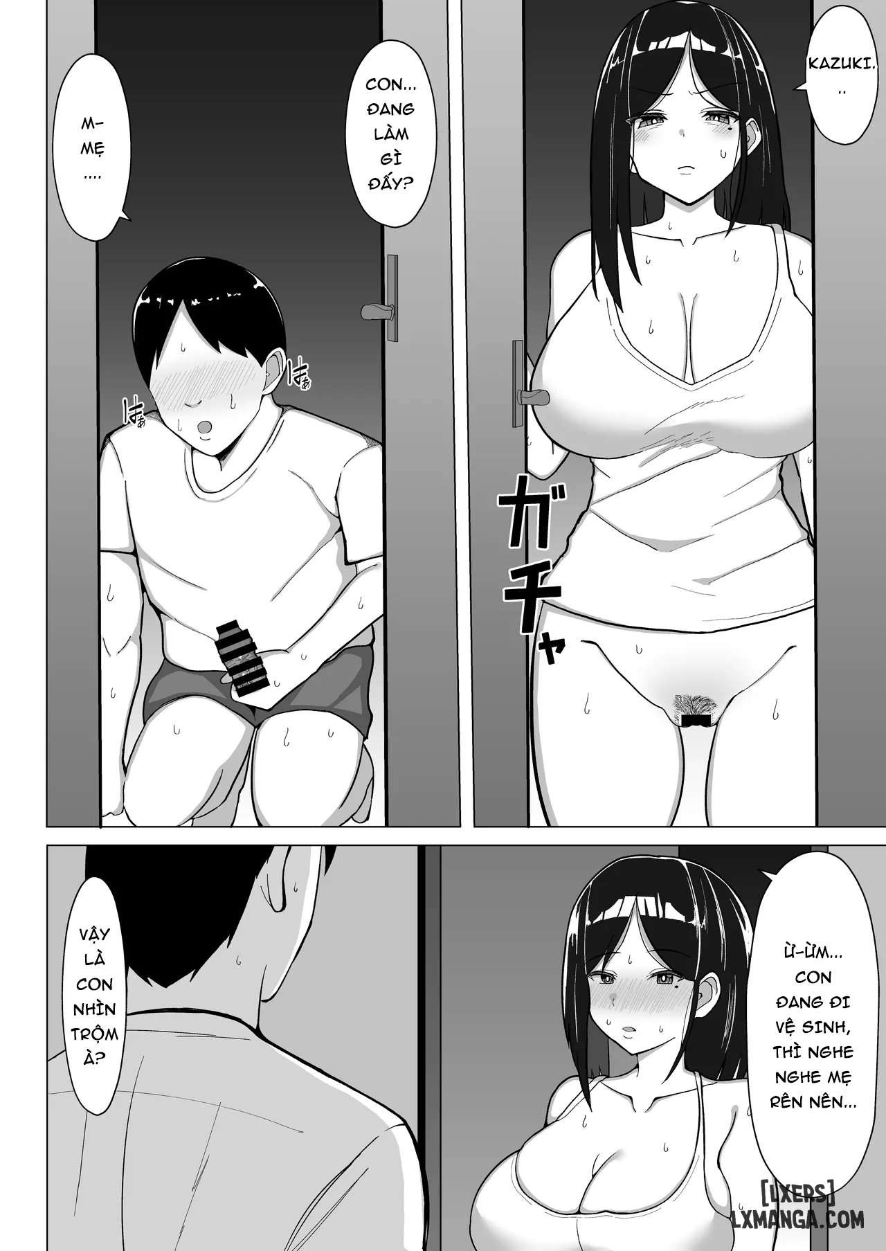 HentaiVN.net - Ảnh 6 - Kaa-chan to Sex Shinai to Derarenai Heya ~Kuchiurusai Haha to Hankouki no Ore~ - Chap 2.2