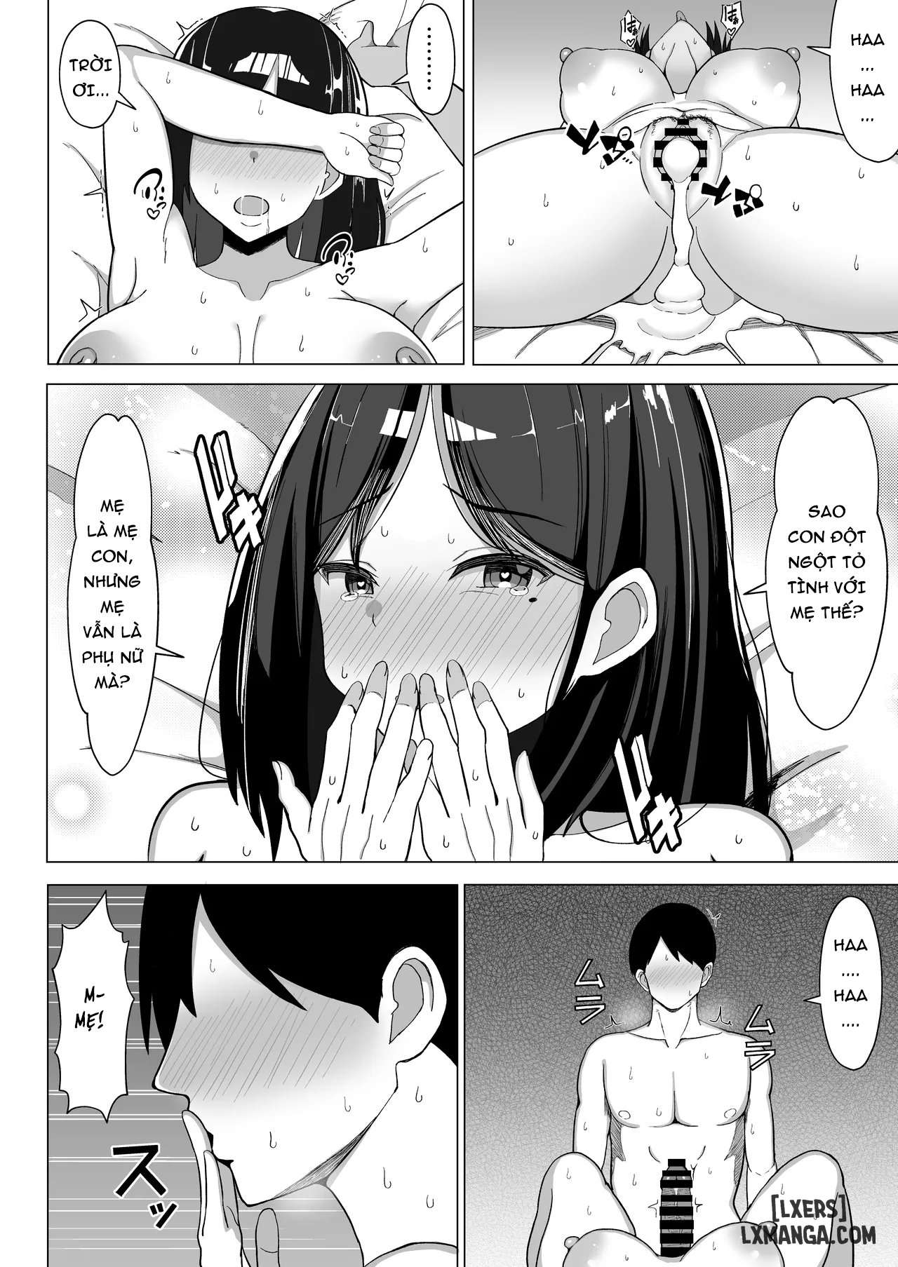 HentaiVN.net - Ảnh 18 - Kaa-chan to Sex Shinai to Derarenai Heya ~Kuchiurusai Haha to Hankouki no Ore~ - Chap 2.2