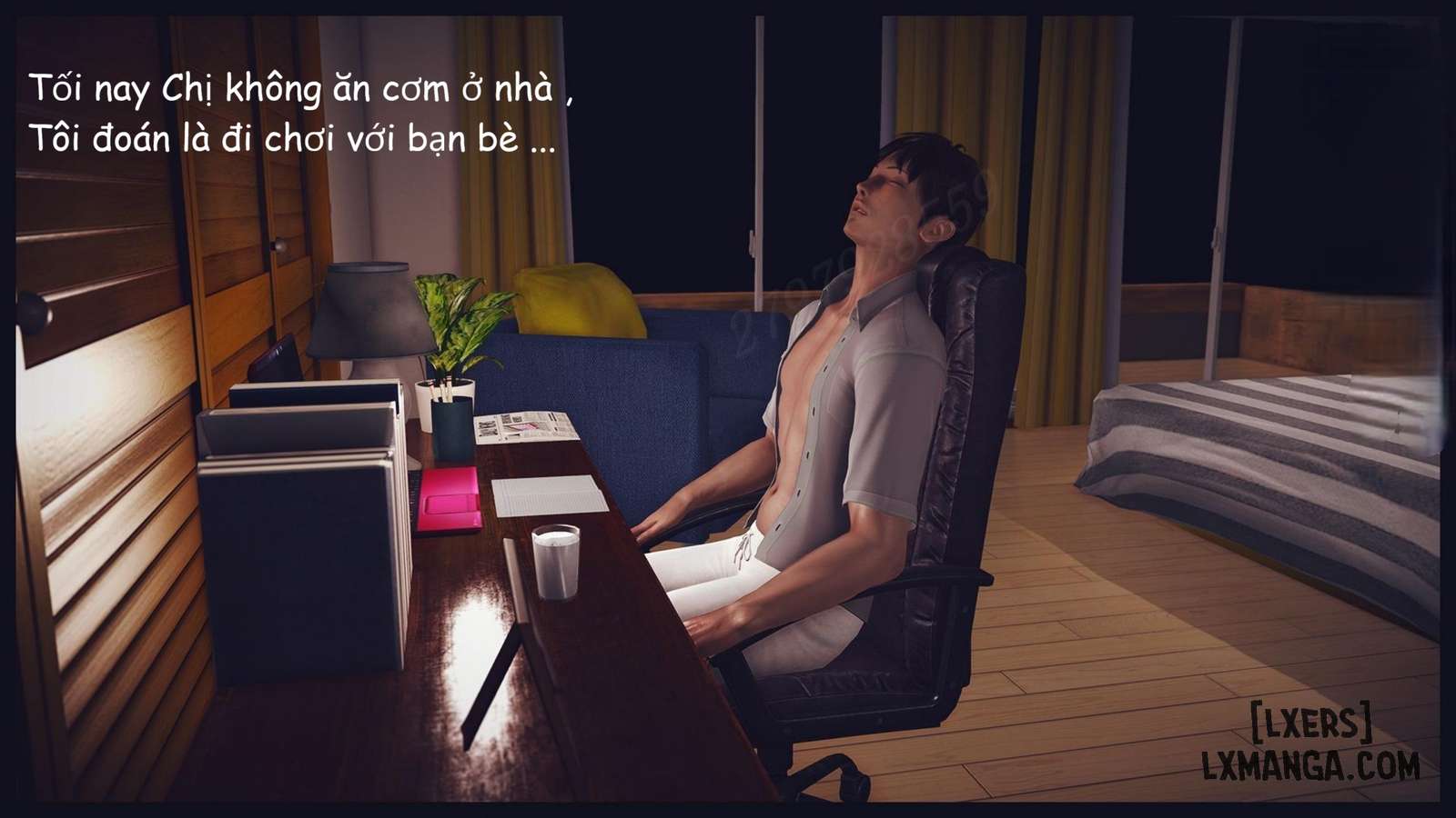 HentaiVN.net - Ảnh 6 - Đọc Sách Cùng Mẹ - Chap 1.3