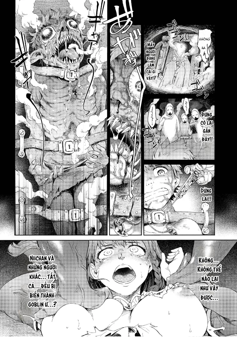 HentaiVN.net - Ảnh 19 - Một nữ chiến binh đã rơi vào Vương quốc Goblin. - Chương 1