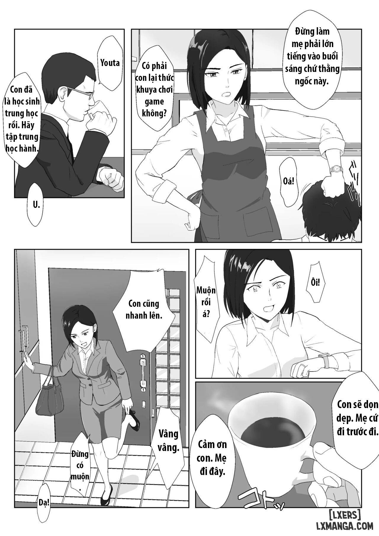 HentaiVN.net - Ảnh 3 - BariCare Kaa-san ga DQN ni Netorareta Vol.1 - Chap 1