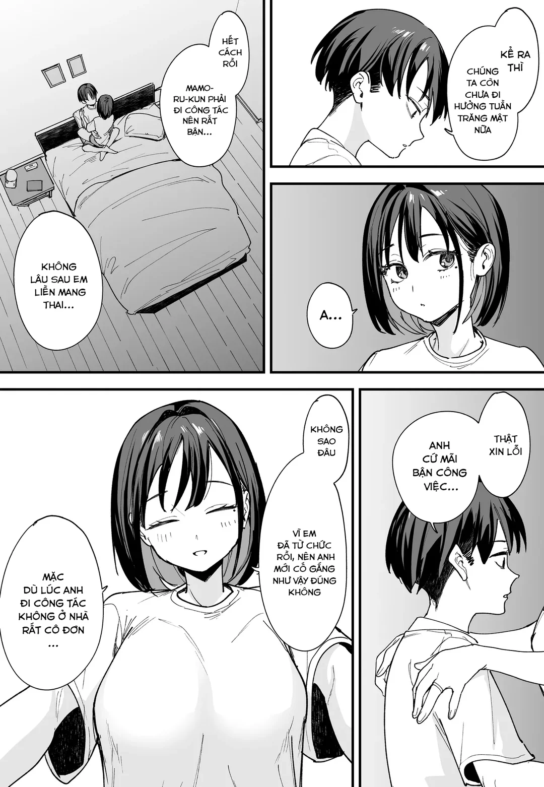 HentaiVN.net - Ảnh 35 - Chuyện tôi hẹn hò với cô bạn ngực khủng - Chap 4
