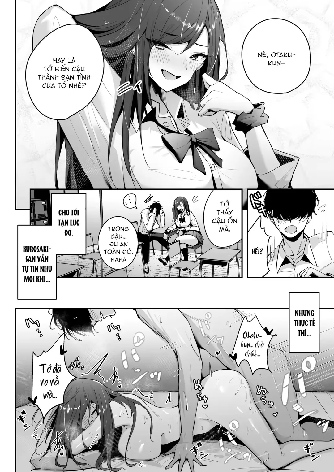 HentaiVN.net - Ảnh 3 - Kurosaki-san, bạn tình yếu đuối - Chap 1