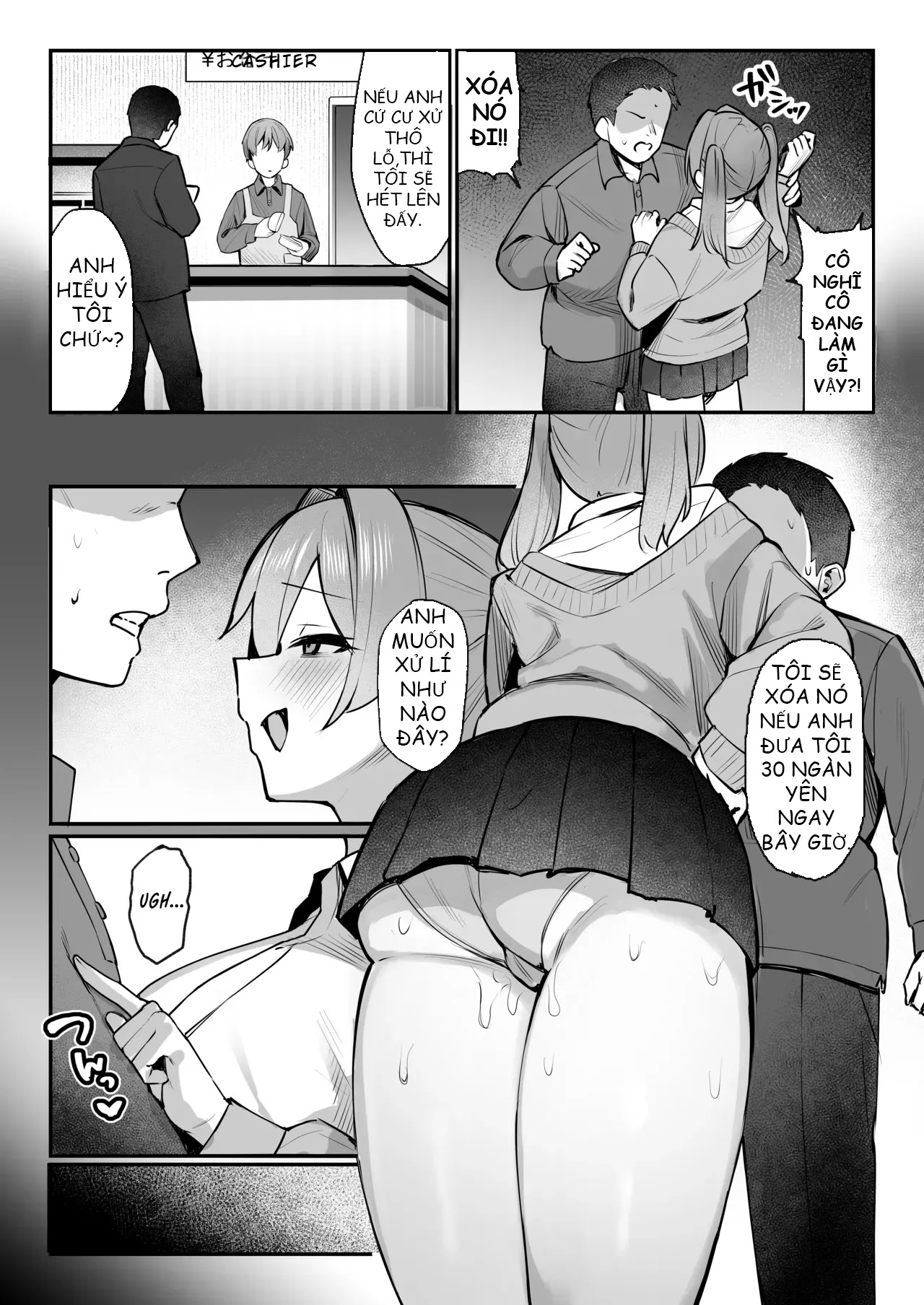 HentaiVN.net - Ảnh 4 - Trừng Trị Con Nhóc Láo Xược - Chap 1