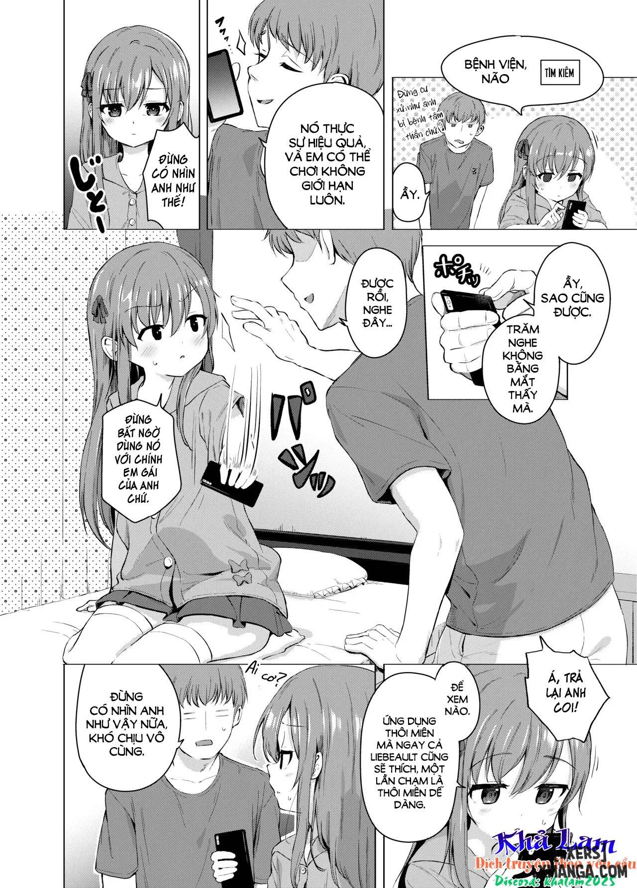 HentaiVN.net - Ảnh 3 - Ứng dụng thôi miên cô em gái nhỏ - Chap 1