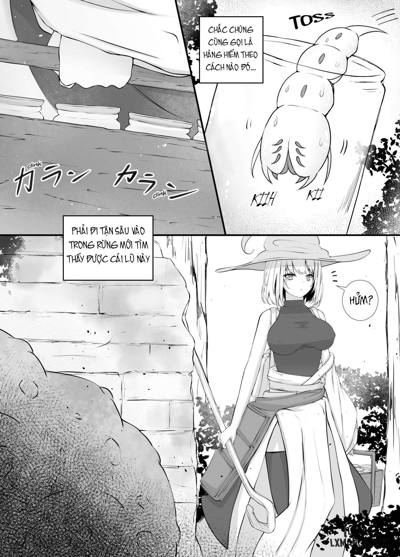 HentaiVN.net - Ảnh 4 - Onna Mahoutsukai-san Mushikan Hanashi - Chap 1