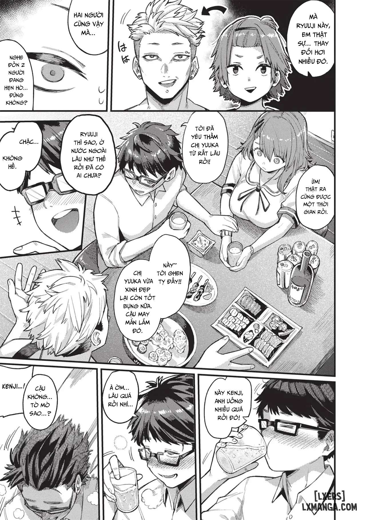 HentaiVN.net - Ảnh 4 - Shinrai to Haishin - Chap 1