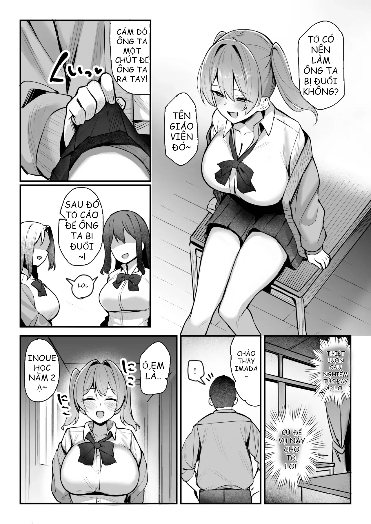 HentaiVN.net - Ảnh 7 - Trừng Trị Con Nhóc Láo Xược - Chap 1