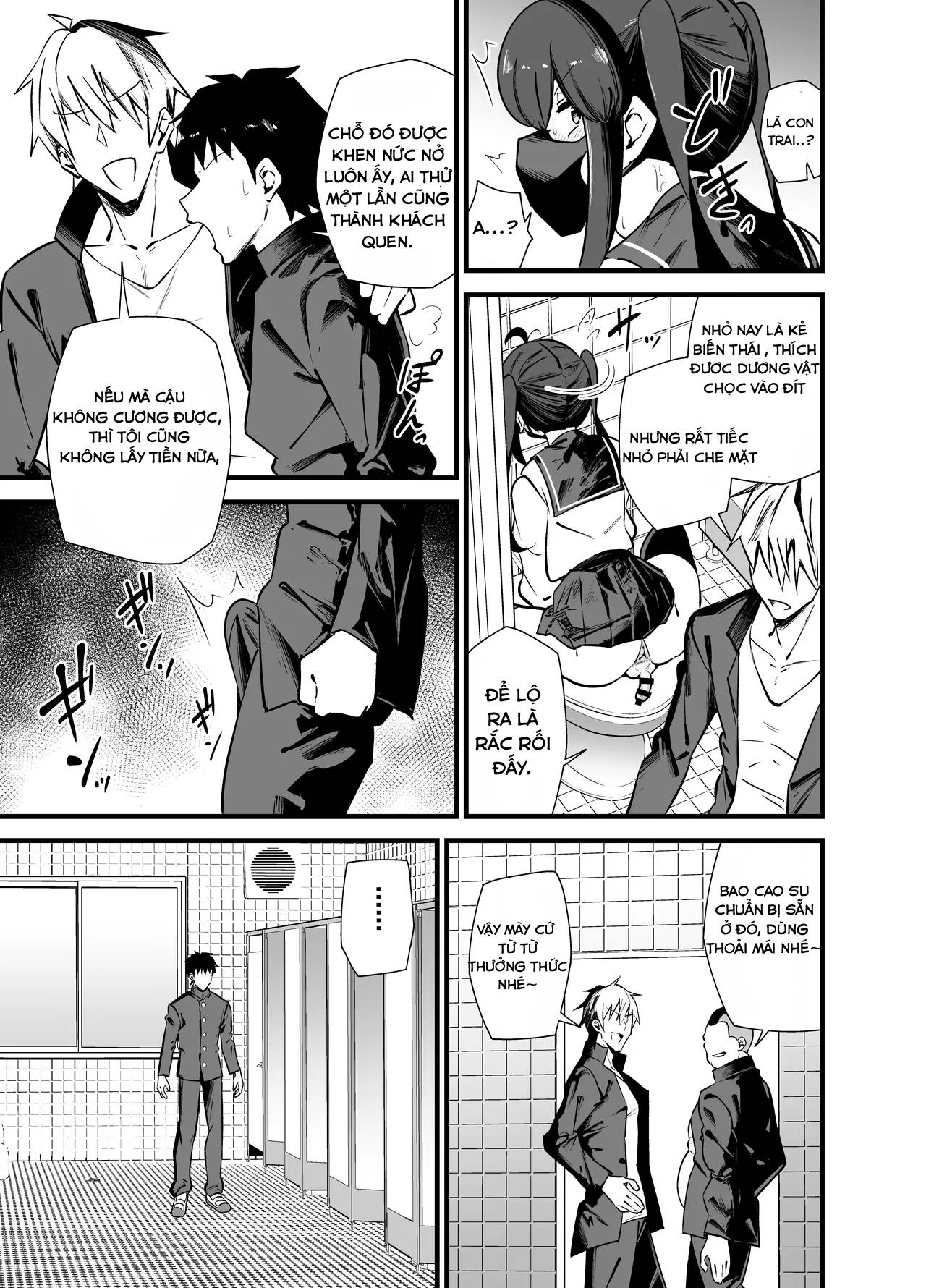 HentaiVN.net - Ảnh 8 - Bekkan 3-kai danshi toire no nikubenki - Chap 1