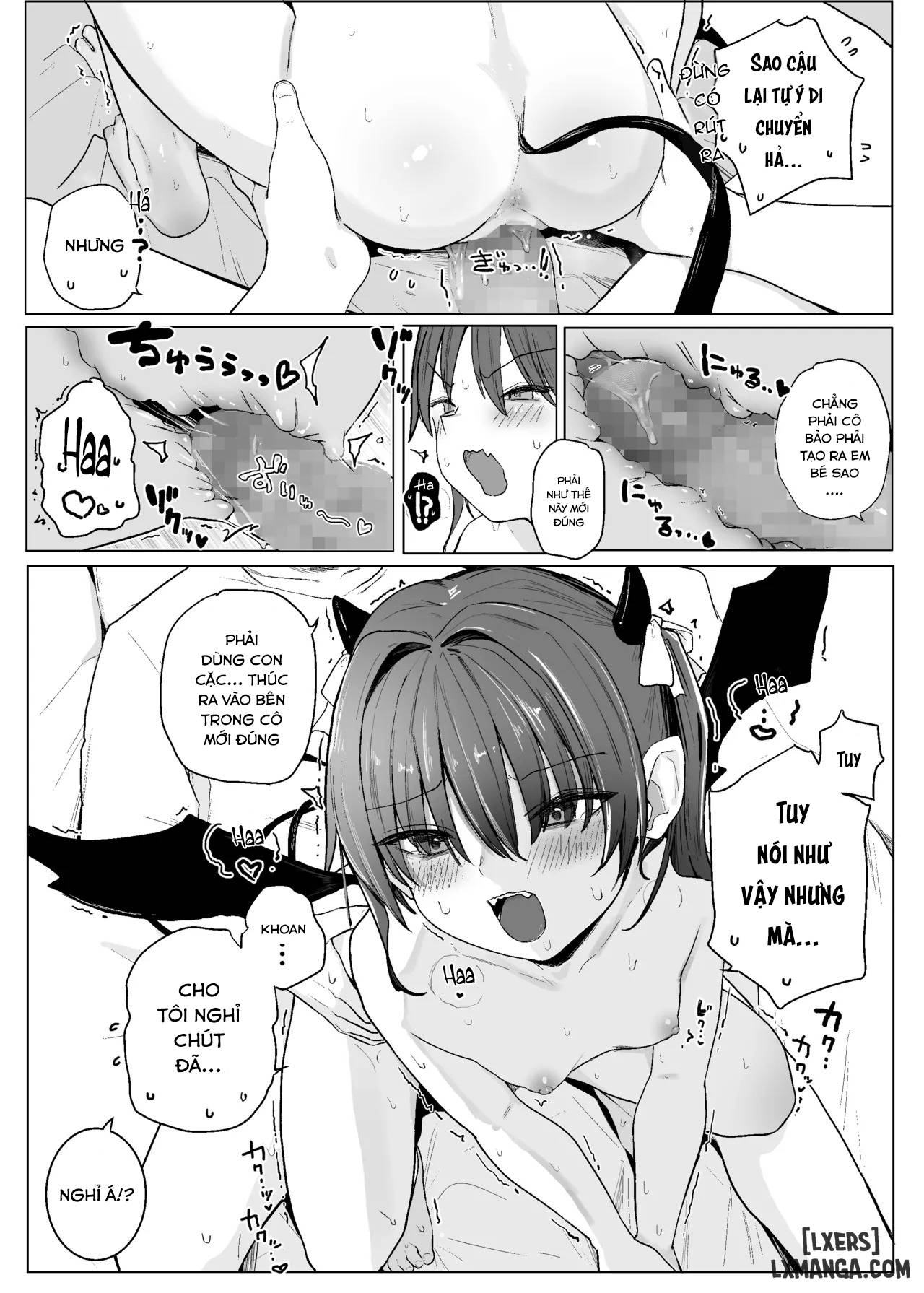 HentaiVN.net - Ảnh 20 - Akuma o Chinpo de Yattsukero!! - ...