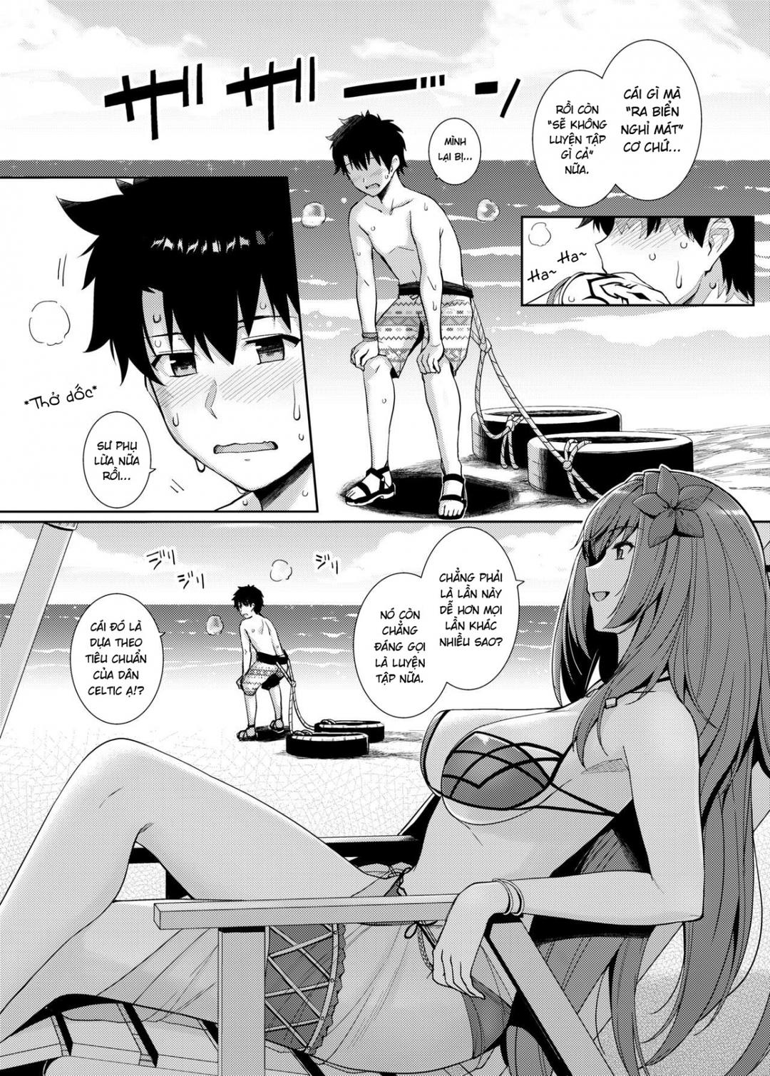 HentaiVN.net - Ảnh 4 - Swimsuit Shishou and Her Lover - Chap 1