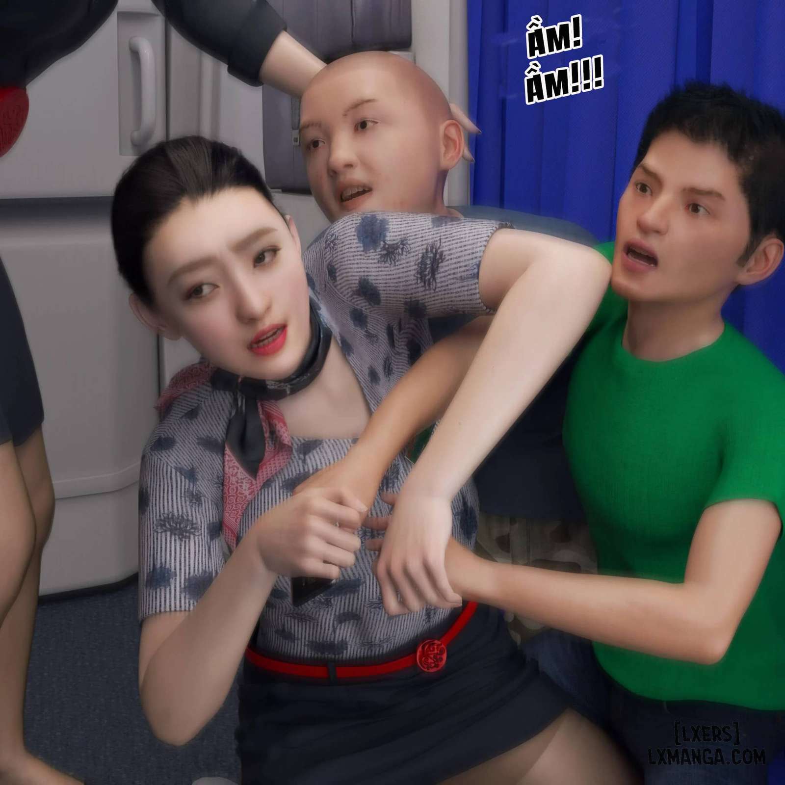 HentaiVN.net - Ảnh 41 - Tiếp Viên Hàng Không - Chap 1