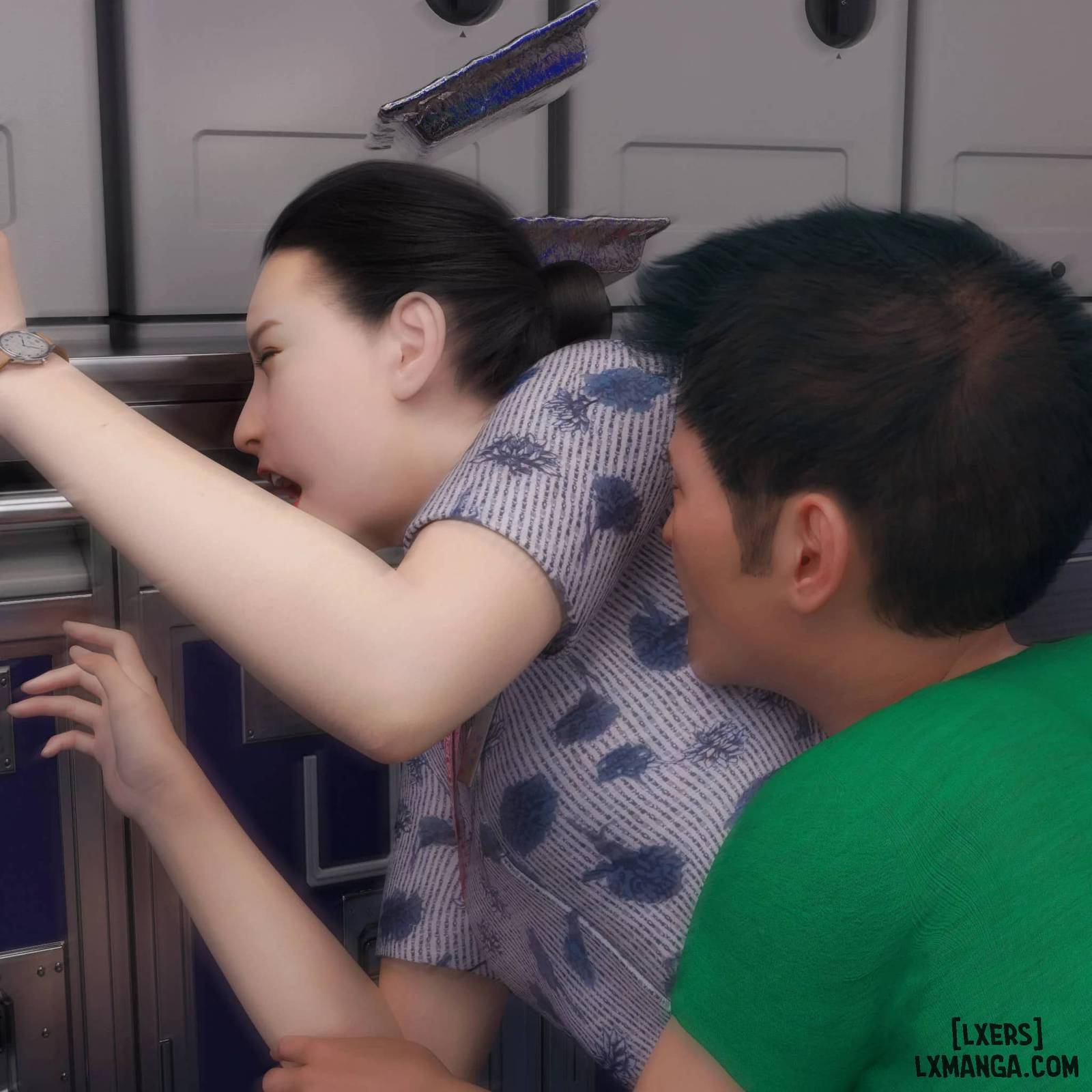 HentaiVN.net - Ảnh 43 - Tiếp Viên Hàng Không - Chap 1