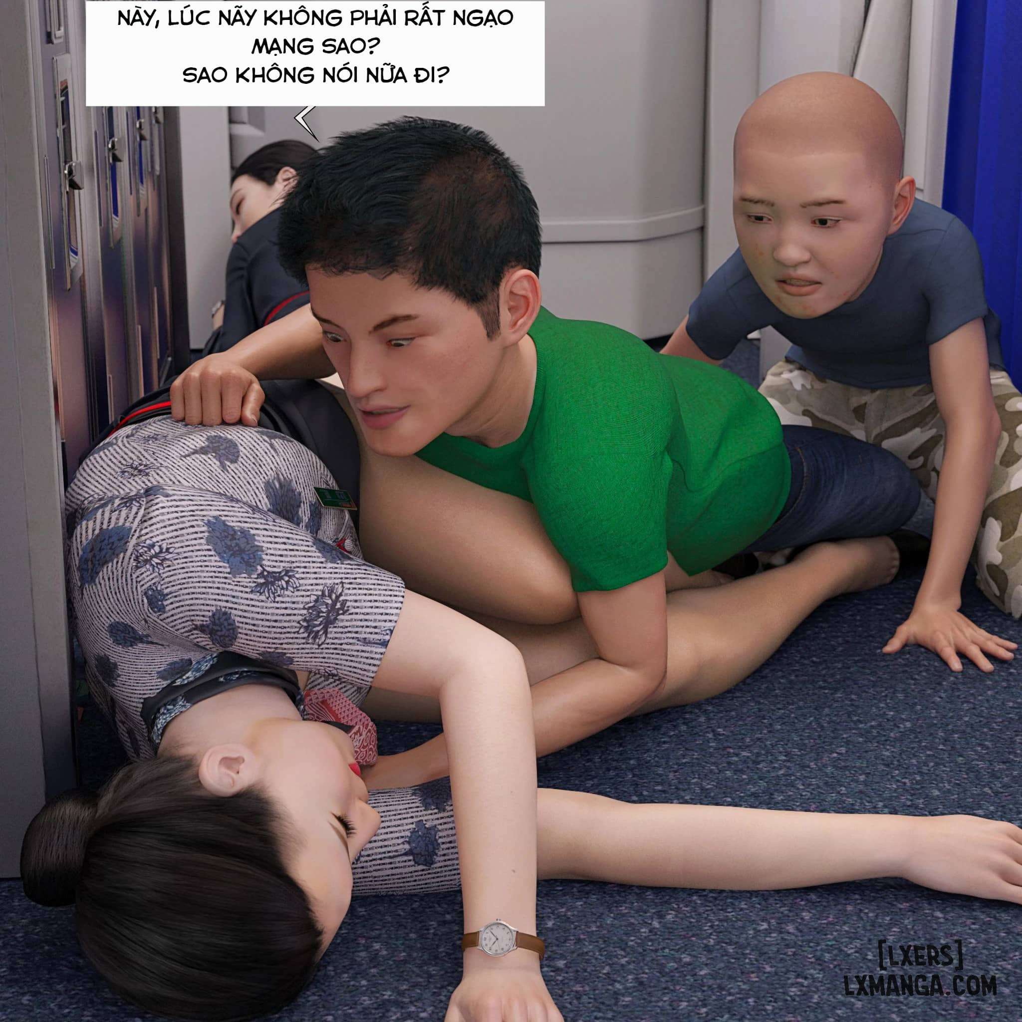 HentaiVN.net - Ảnh 45 - Tiếp Viên Hàng Không - Chap 1