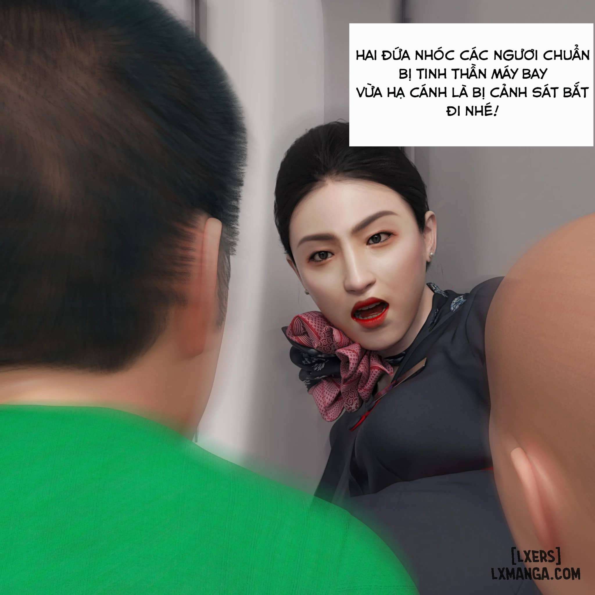 HentaiVN.net - Ảnh 52 - Tiếp Viên Hàng Không - Chap 1