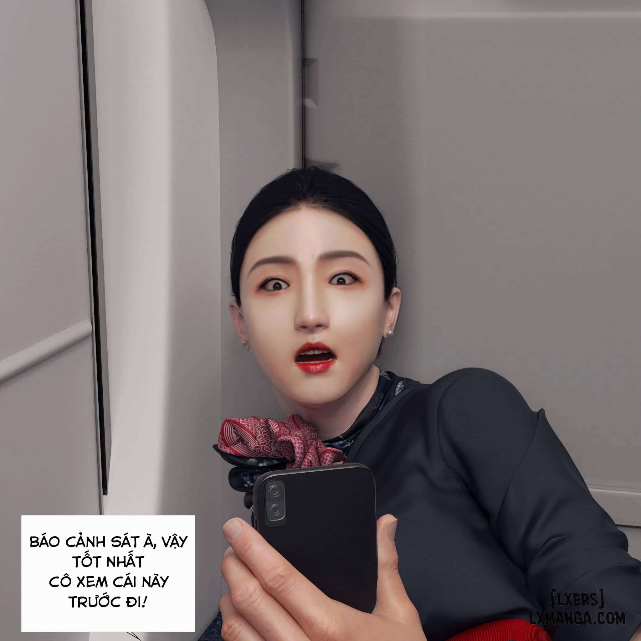 HentaiVN.net - Ảnh 55 - Tiếp Viên Hàng Không - Chap 1