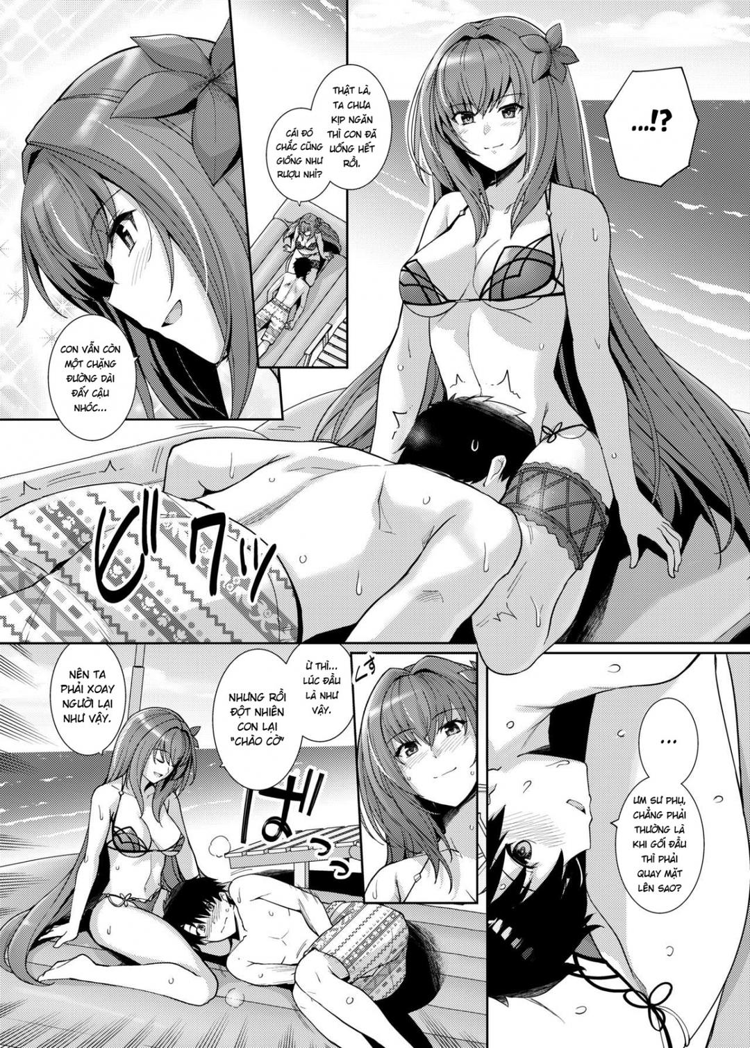 HentaiVN.net - Ảnh 6 - Swimsuit Shishou and Her Lover - Chap 1