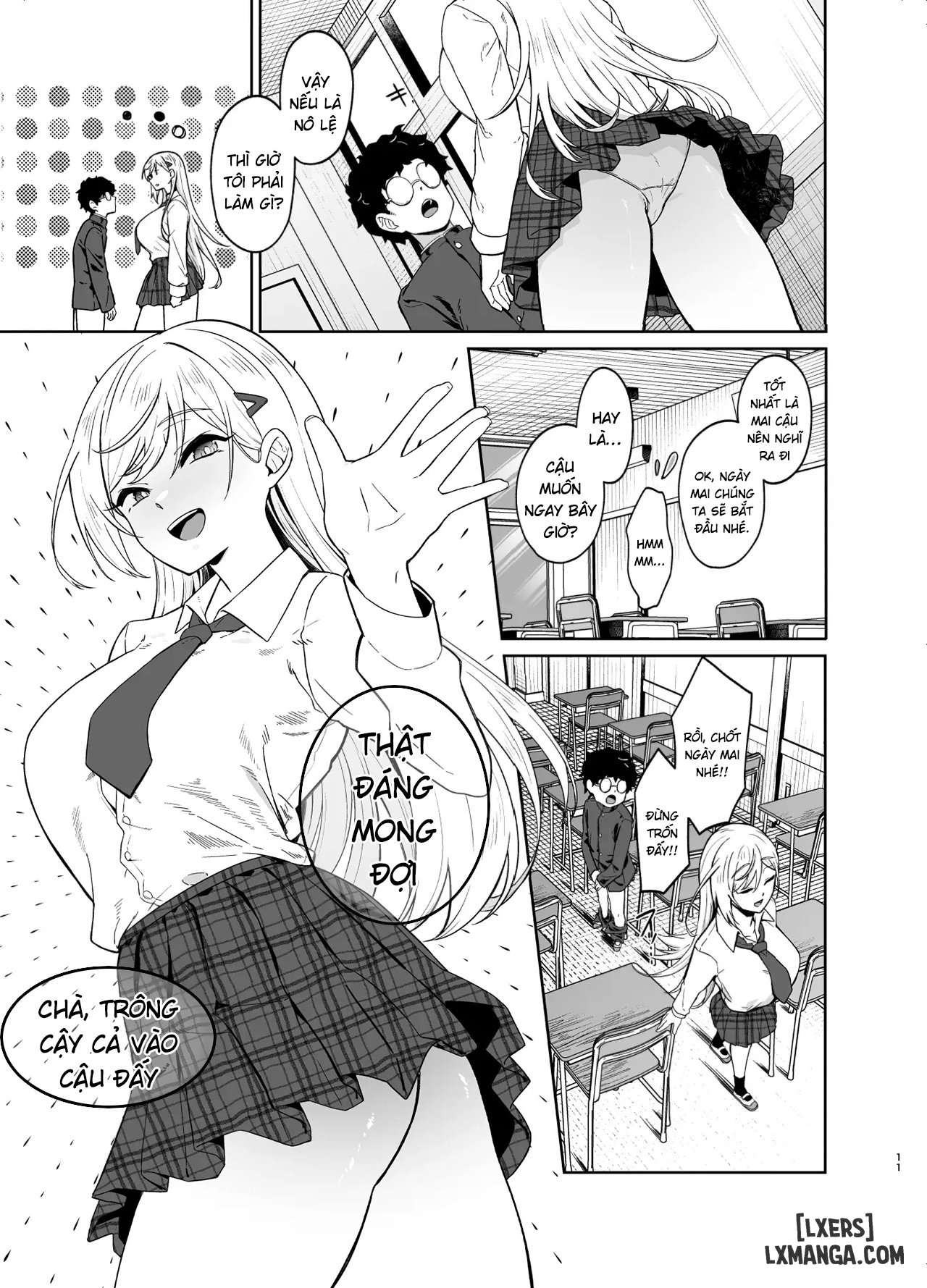 HentaiVN.net - Ảnh 11 - Gal ga Boku no Dorei ni naru Hanashi - Chap 1