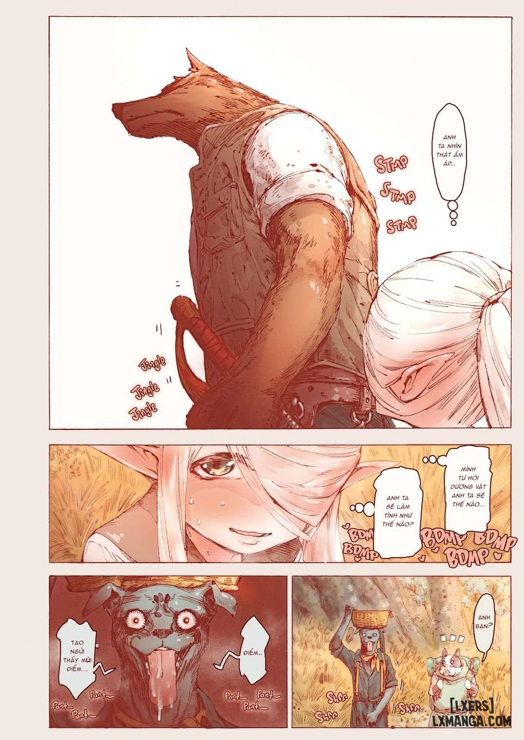 HentaiVN.net - Ảnh 10 - The Little Elf and the Savage Beastmen [J18] - 1_oneshot