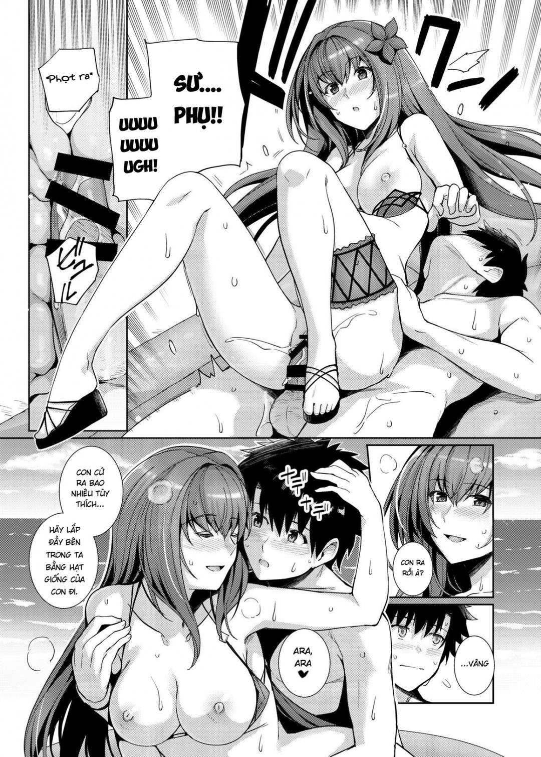 HentaiVN.net - Ảnh 11 - Swimsuit Shishou and Her Lover - Chap 1