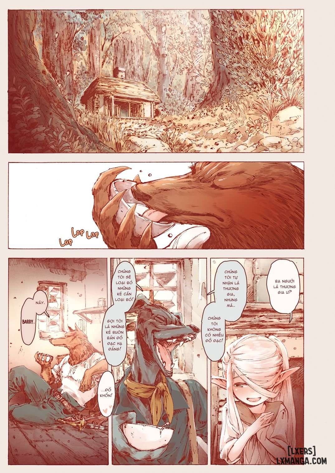 HentaiVN.net - Ảnh 11 - The Little Elf and the Savage Beastmen [J18] - 1_oneshot