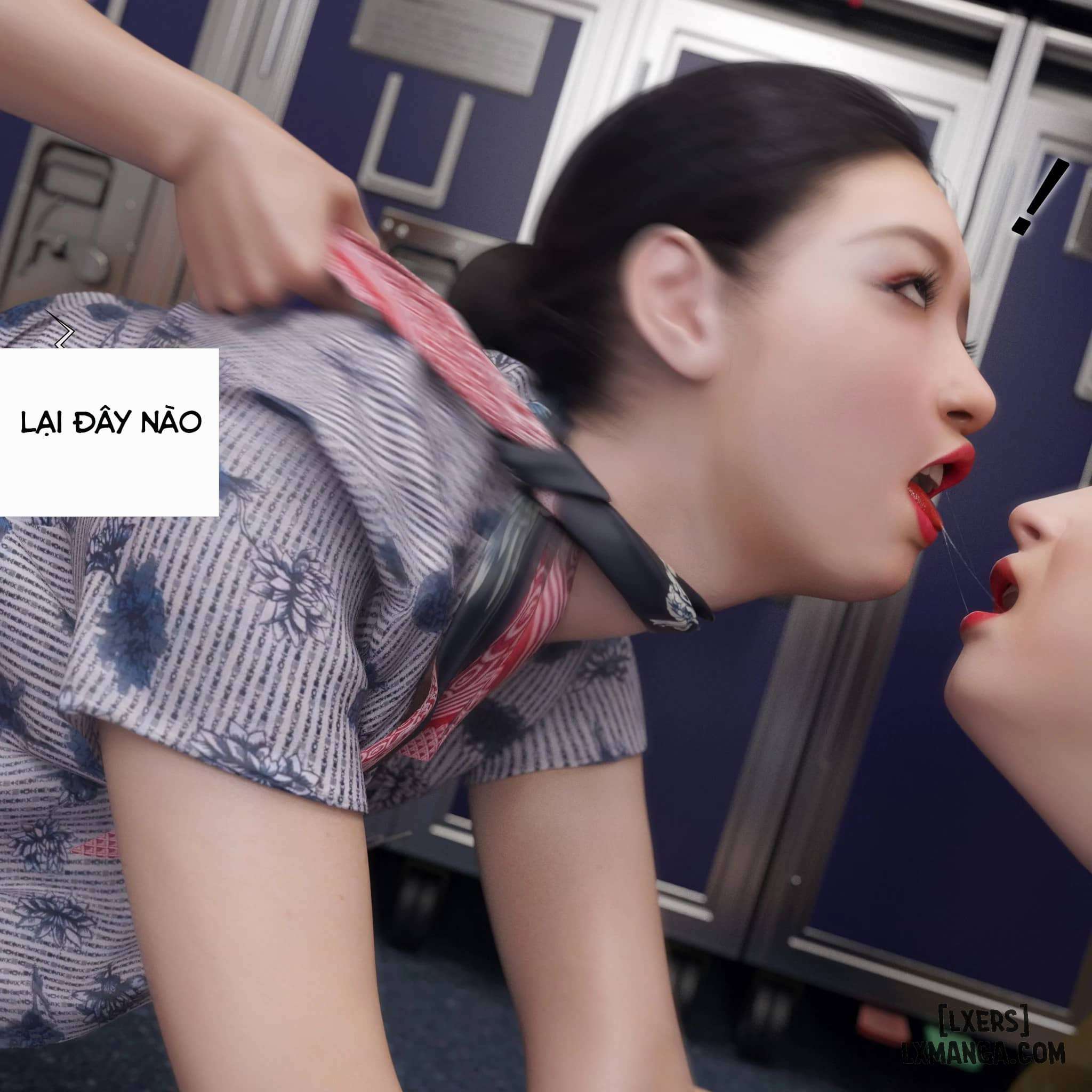 HentaiVN.net - Ảnh 108 - Tiếp Viên Hàng Không - Chap 1