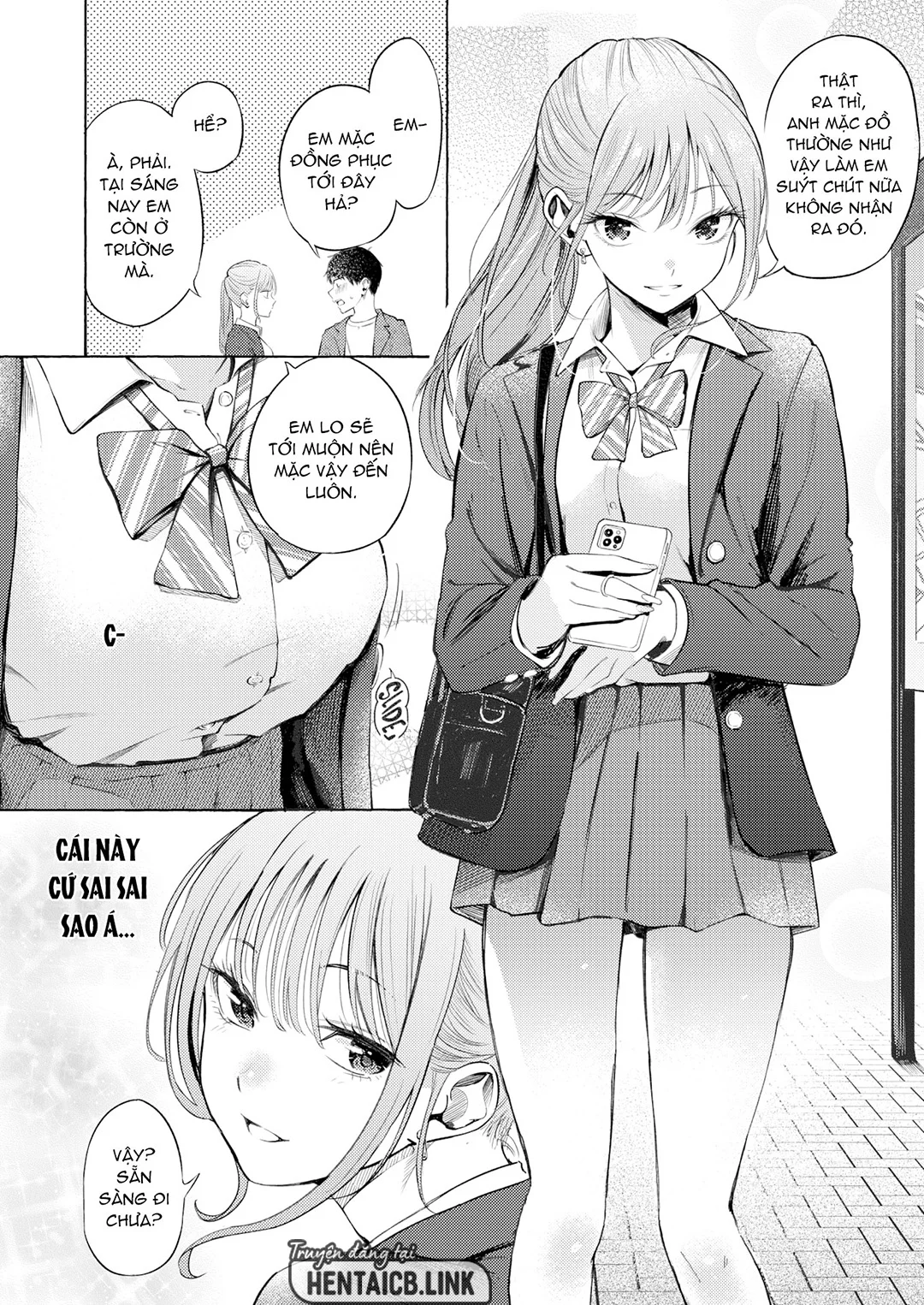 HentaiVN.net - Ảnh 13 - Nữ sinh và dân văn phòng - Chap 1