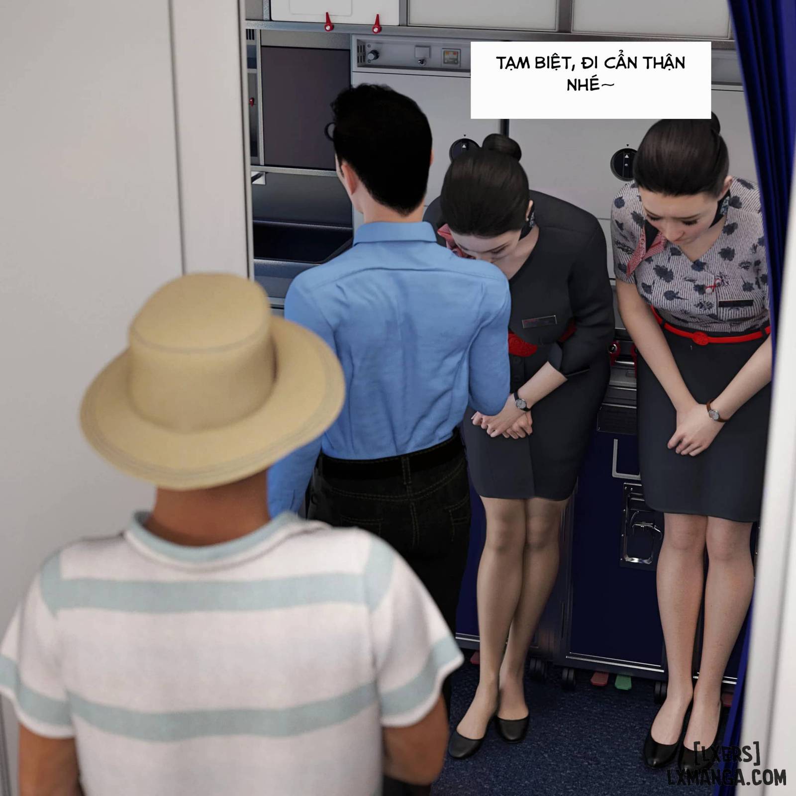 HentaiVN.net - Ảnh 121 - Tiếp Viên Hàng Không - Chap 1