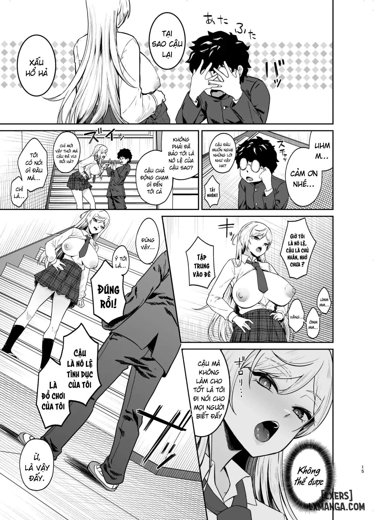HentaiVN.net - Ảnh 15 - Gal ga Boku no Dorei ni naru Hanashi - Chap 1