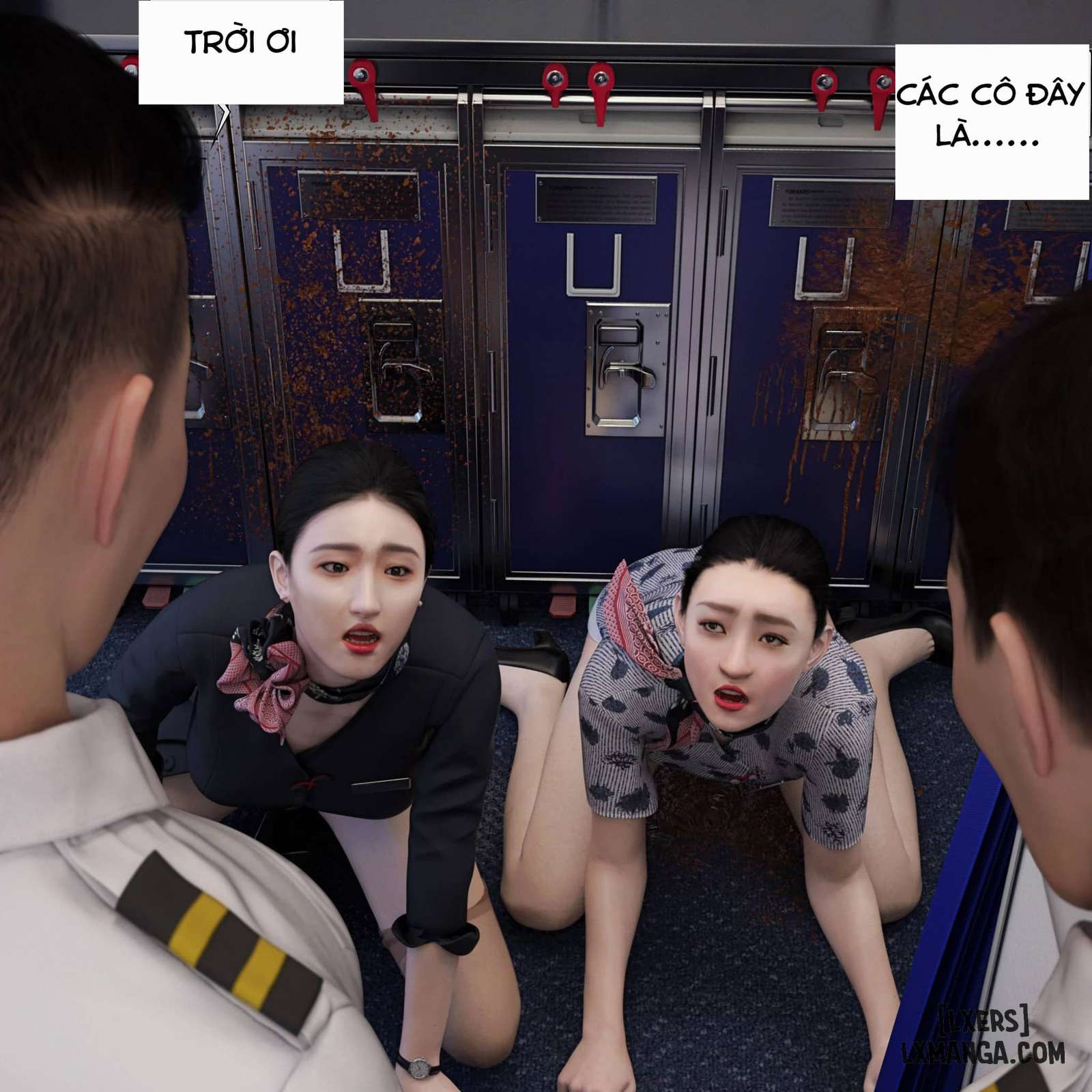 HentaiVN.net - Ảnh 131 - Tiếp Viên Hàng Không - Chap 1