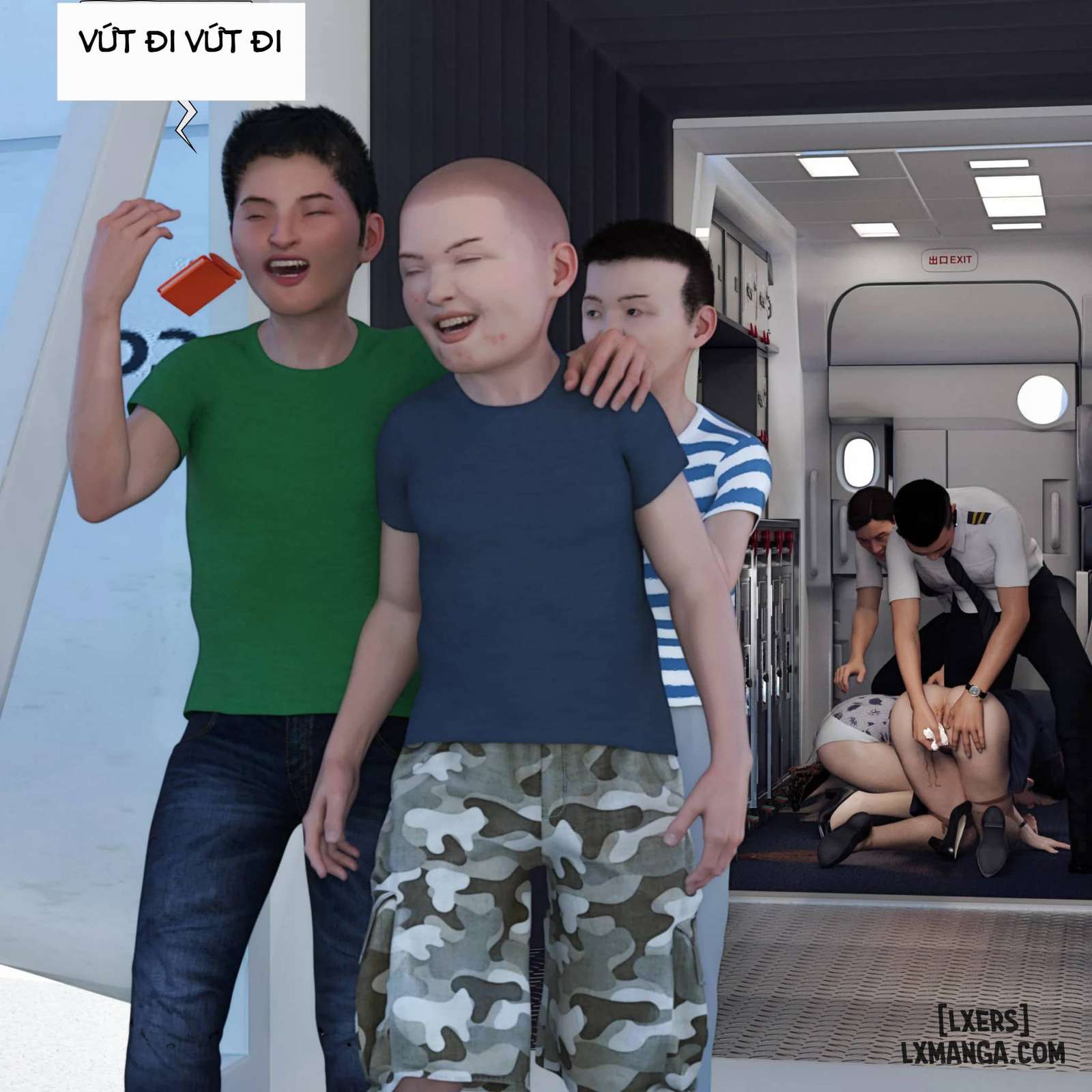 HentaiVN.net - Ảnh 133 - Tiếp Viên Hàng Không - Chap 1