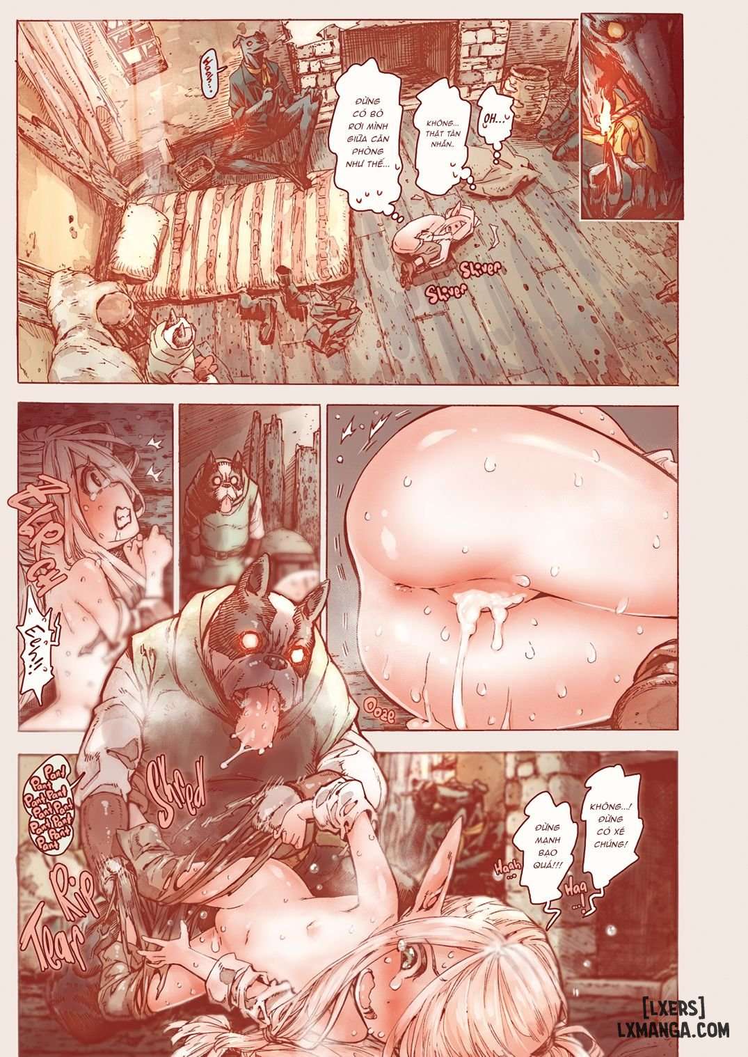 HentaiVN.net - Ảnh 19 - The Little Elf and the Savage Beastmen [J18] - 1_oneshot
