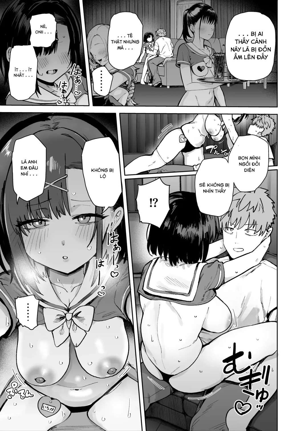 HentaiVN.net - Ảnh 19 - Mò tới lễ hội trường em gái - Oneshot