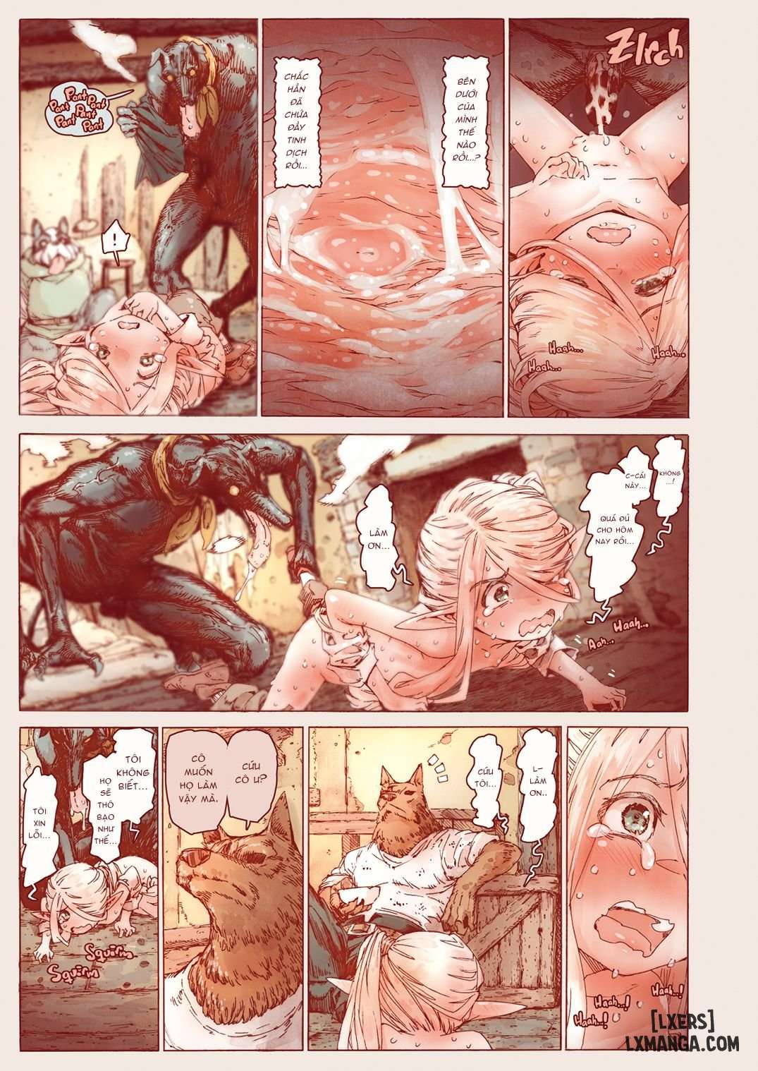 HentaiVN.net - Ảnh 21 - The Little Elf and the Savage Beastmen [J18] - 1_oneshot