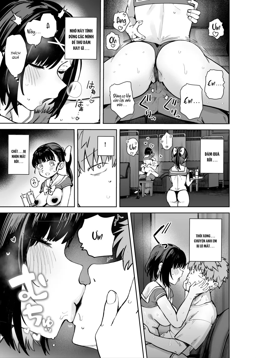 HentaiVN.net - Ảnh 25 - Mò tới lễ hội trường em gái - Oneshot