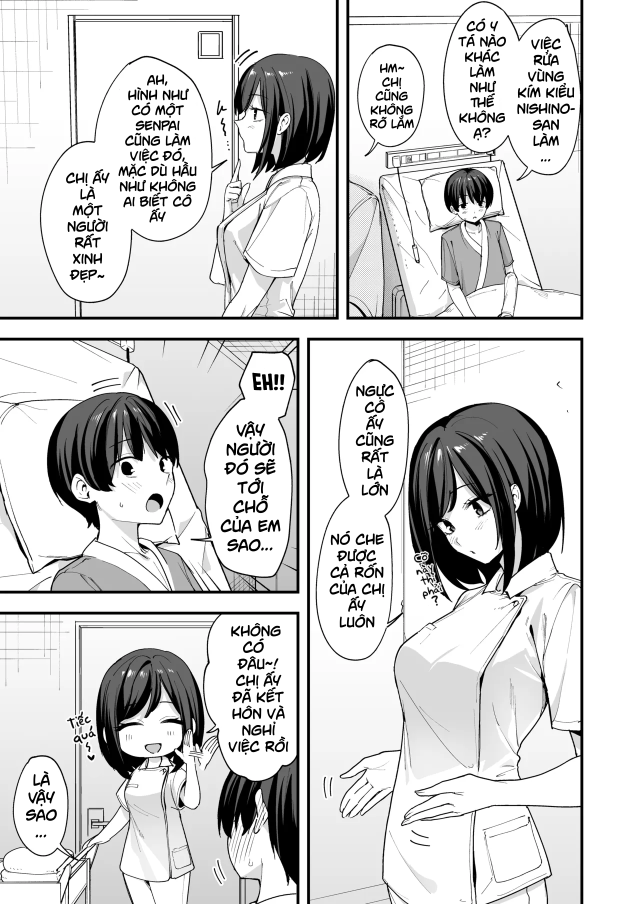 HentaiVN.net - Ảnh 27 - Kangoshi-san ga Chinko Arau Tsuide ni Nuitekureru Hanashi - Oneshot