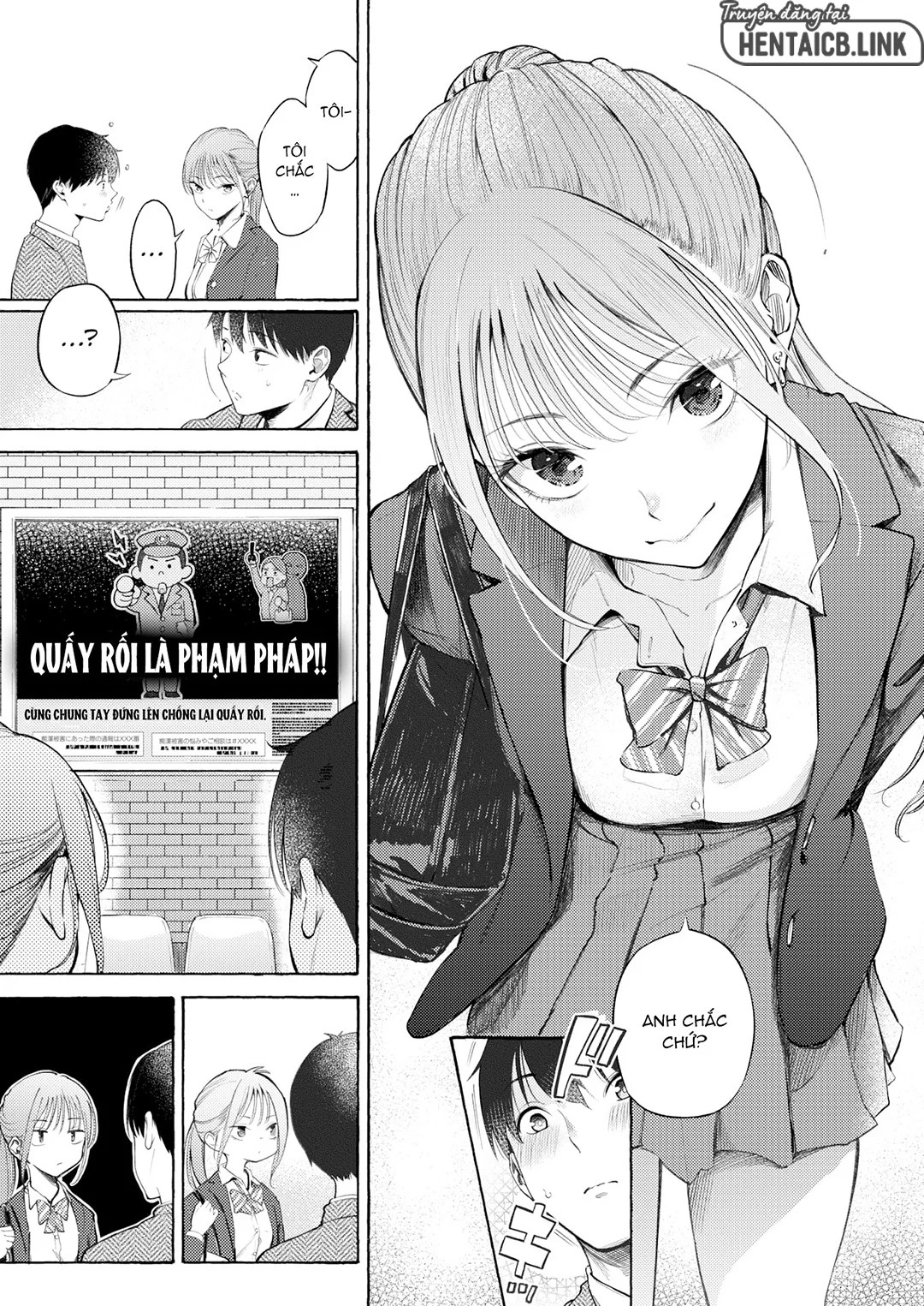 HentaiVN.net - Ảnh 3 - Nữ sinh và dân văn phòng - Chap 1