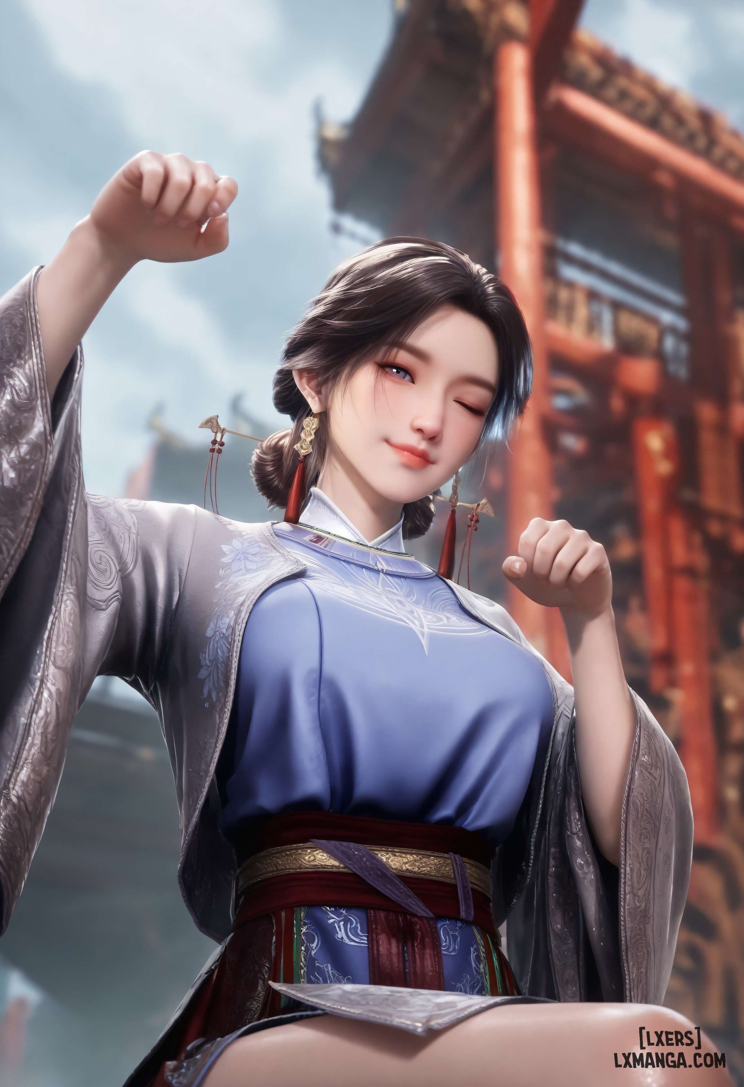 HentaiVN.net - Ảnh 3 - Mục Thần Ký [AI Generated] - 1_oneshot