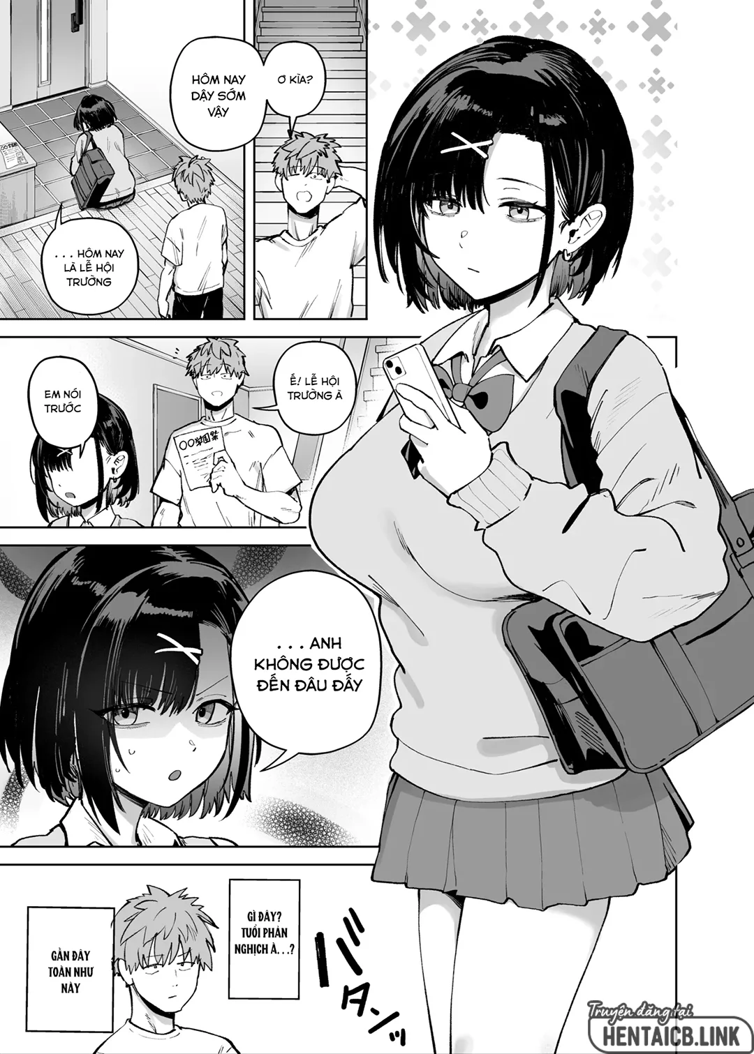 HentaiVN.net - Ảnh 3 - Mò tới lễ hội trường em gái - Oneshot