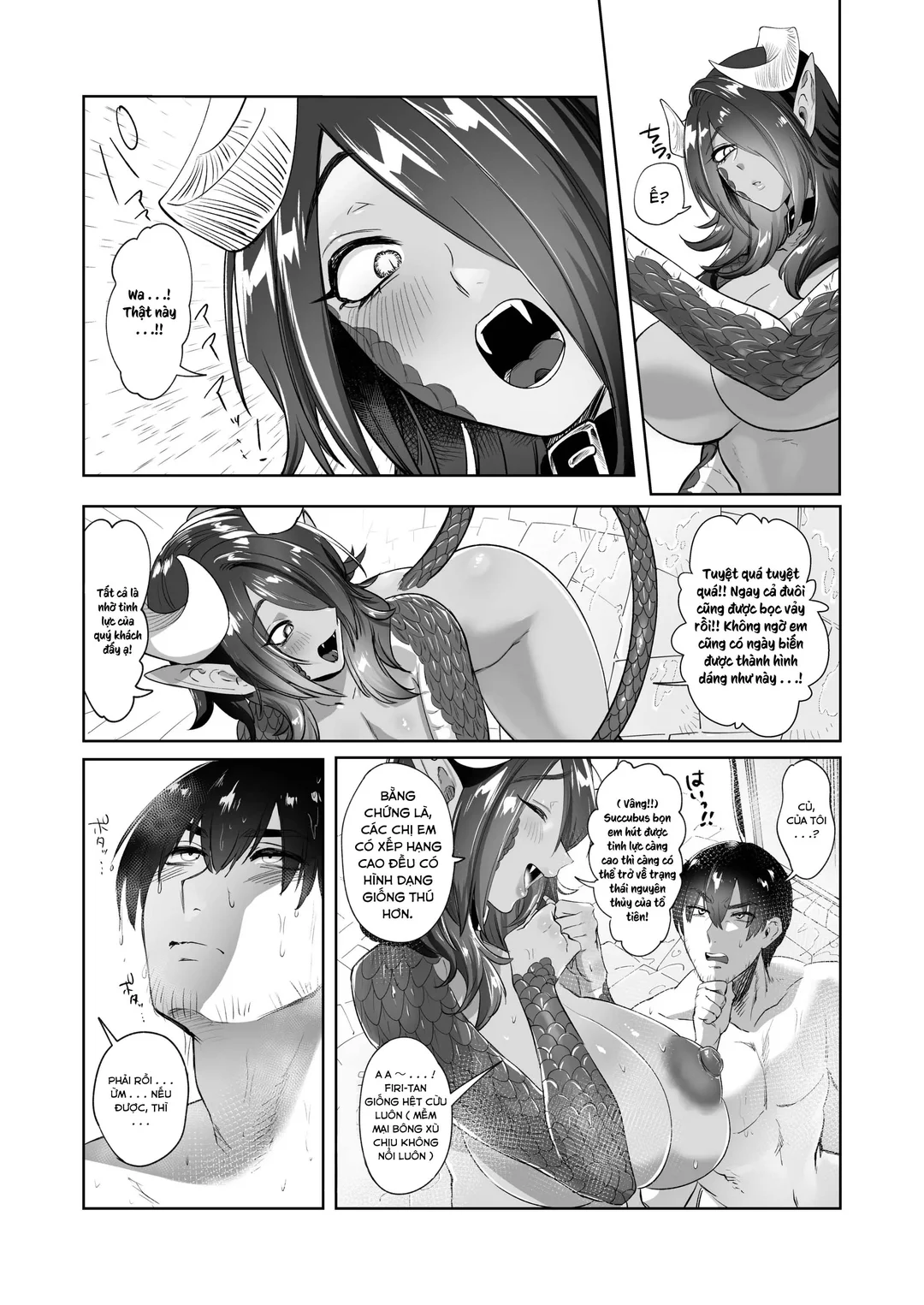 HentaiVN.net - Ảnh 32 - Hopeless Succubus! - Chap 1