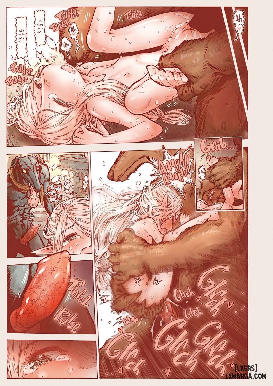 HentaiVN.net - Ảnh 31 - The Little Elf and the Savage Beastmen [J18] - 1_oneshot