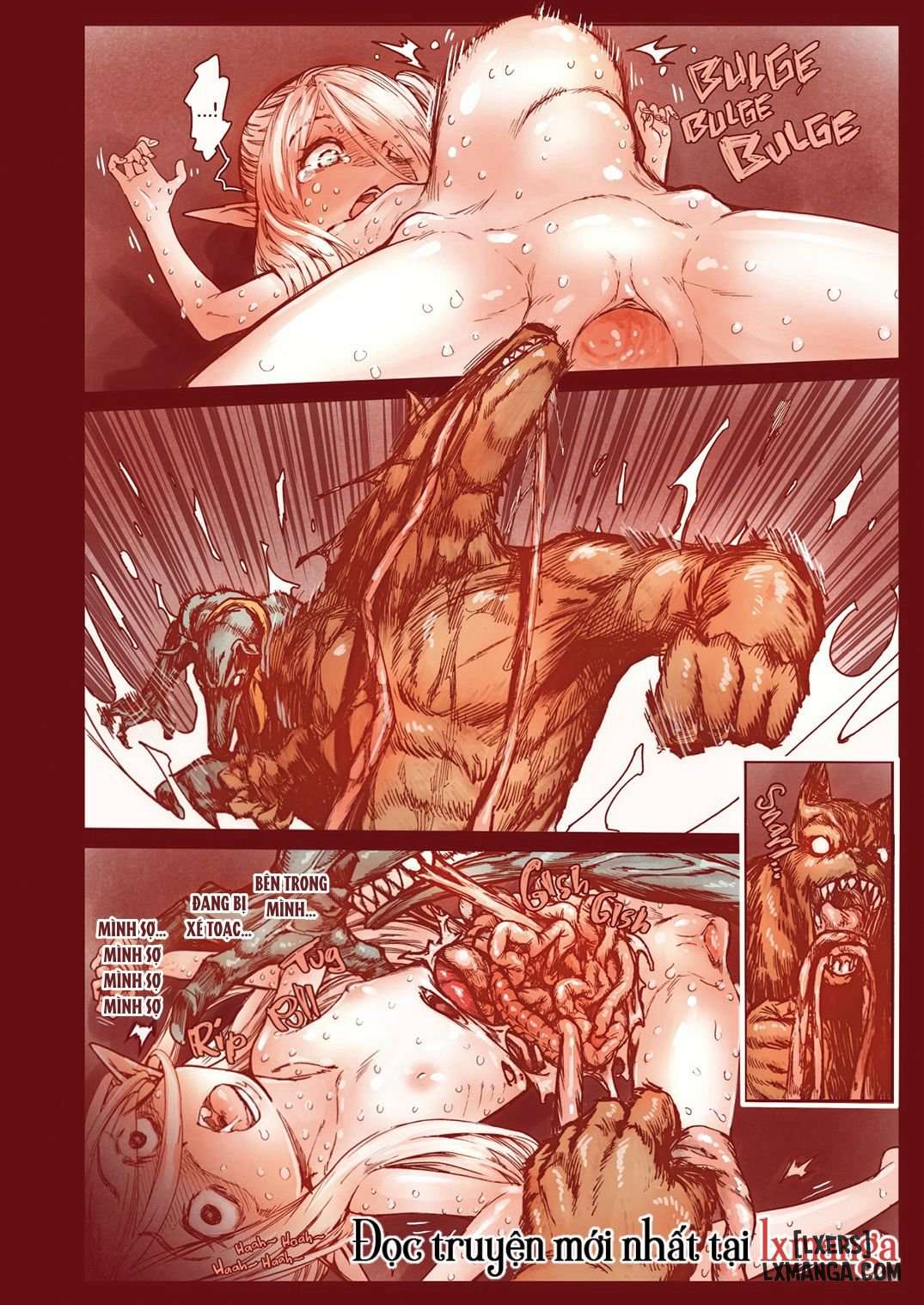 HentaiVN.net - Ảnh 34 - The Little Elf and the Savage Beastmen [J18] - 1_oneshot