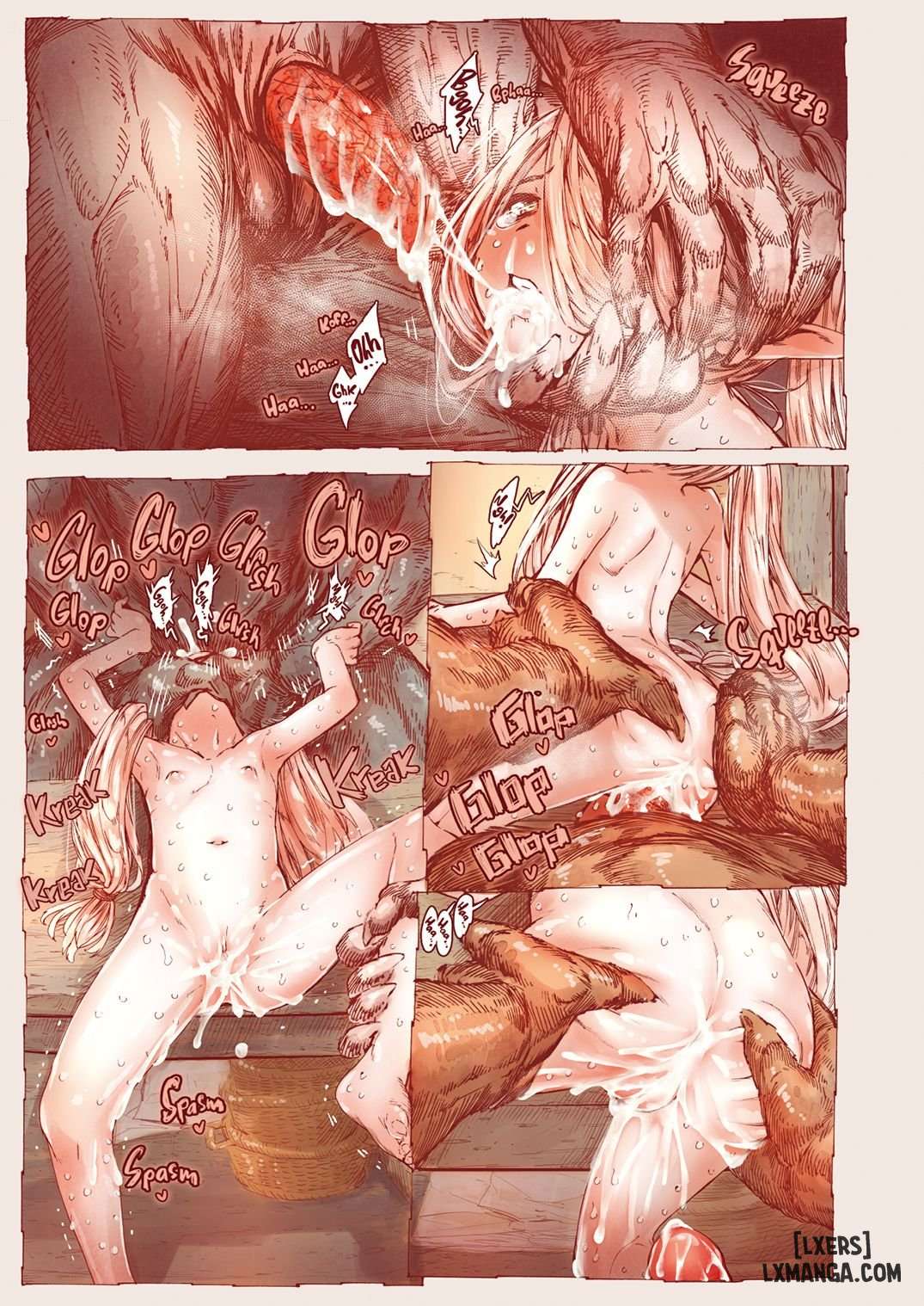 HentaiVN.net - Ảnh 37 - The Little Elf and the Savage Beastmen [J18] - 1_oneshot